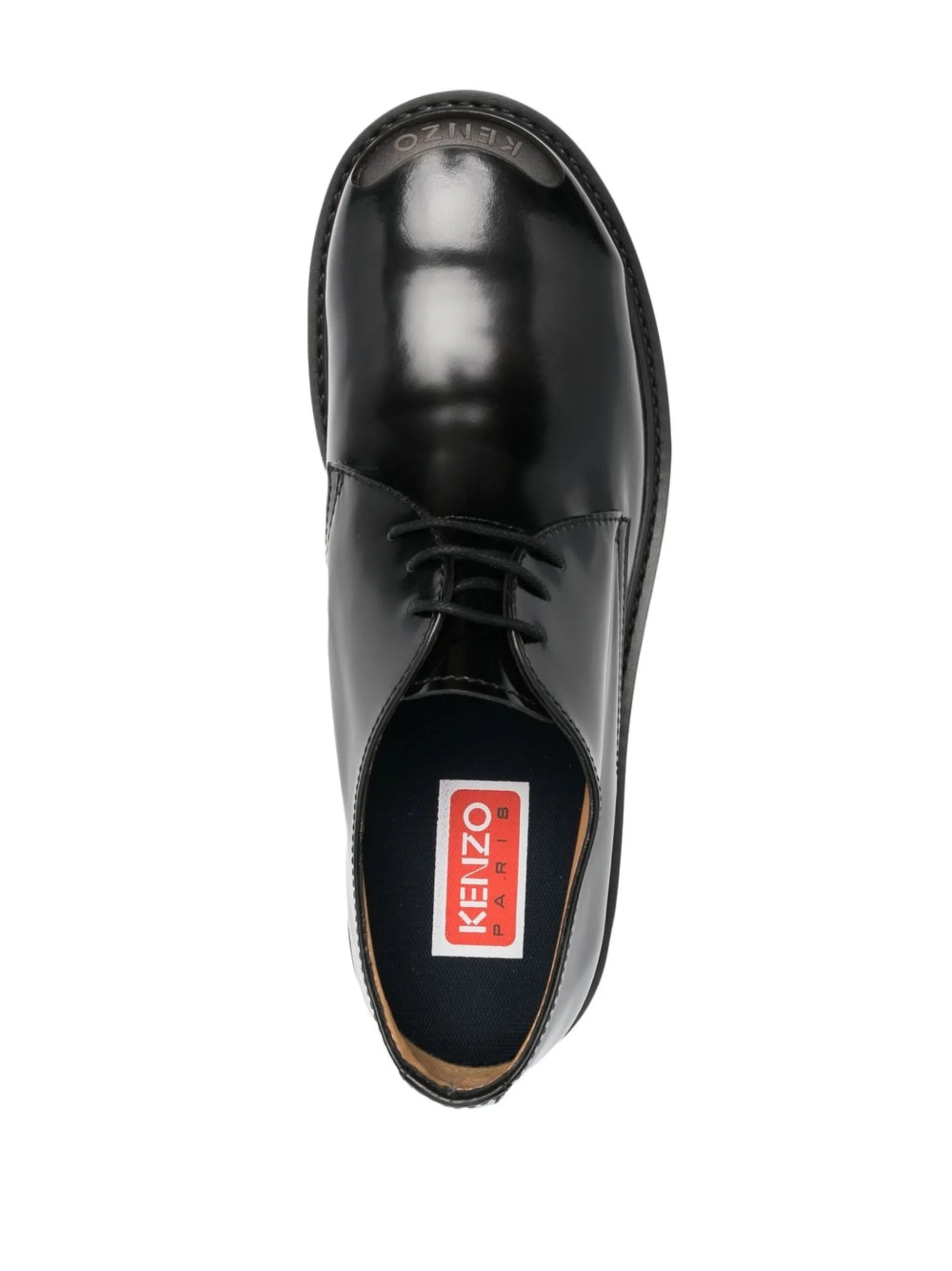 Kenzosmile leather derby shoes