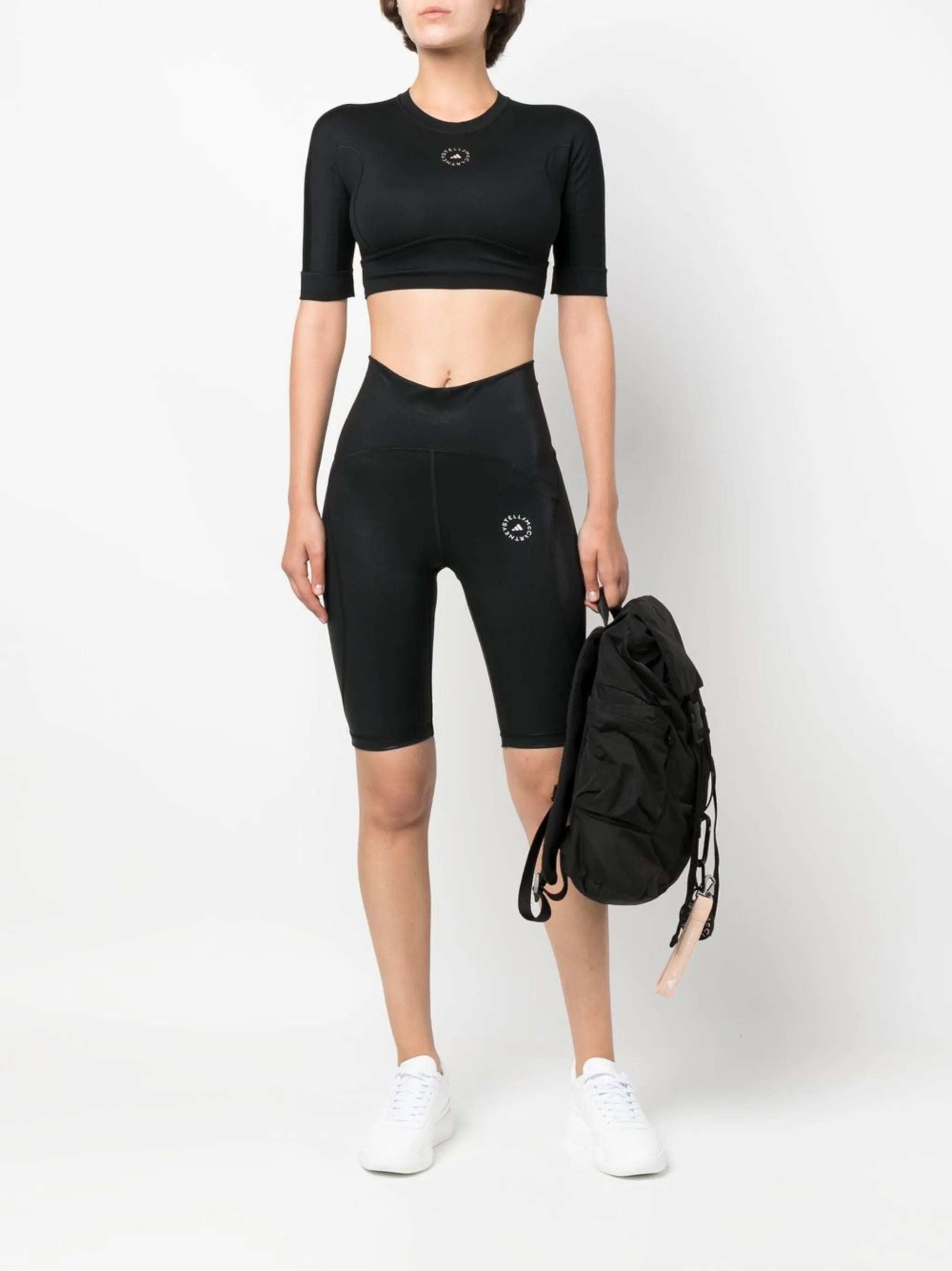 logo-print cycling shorts