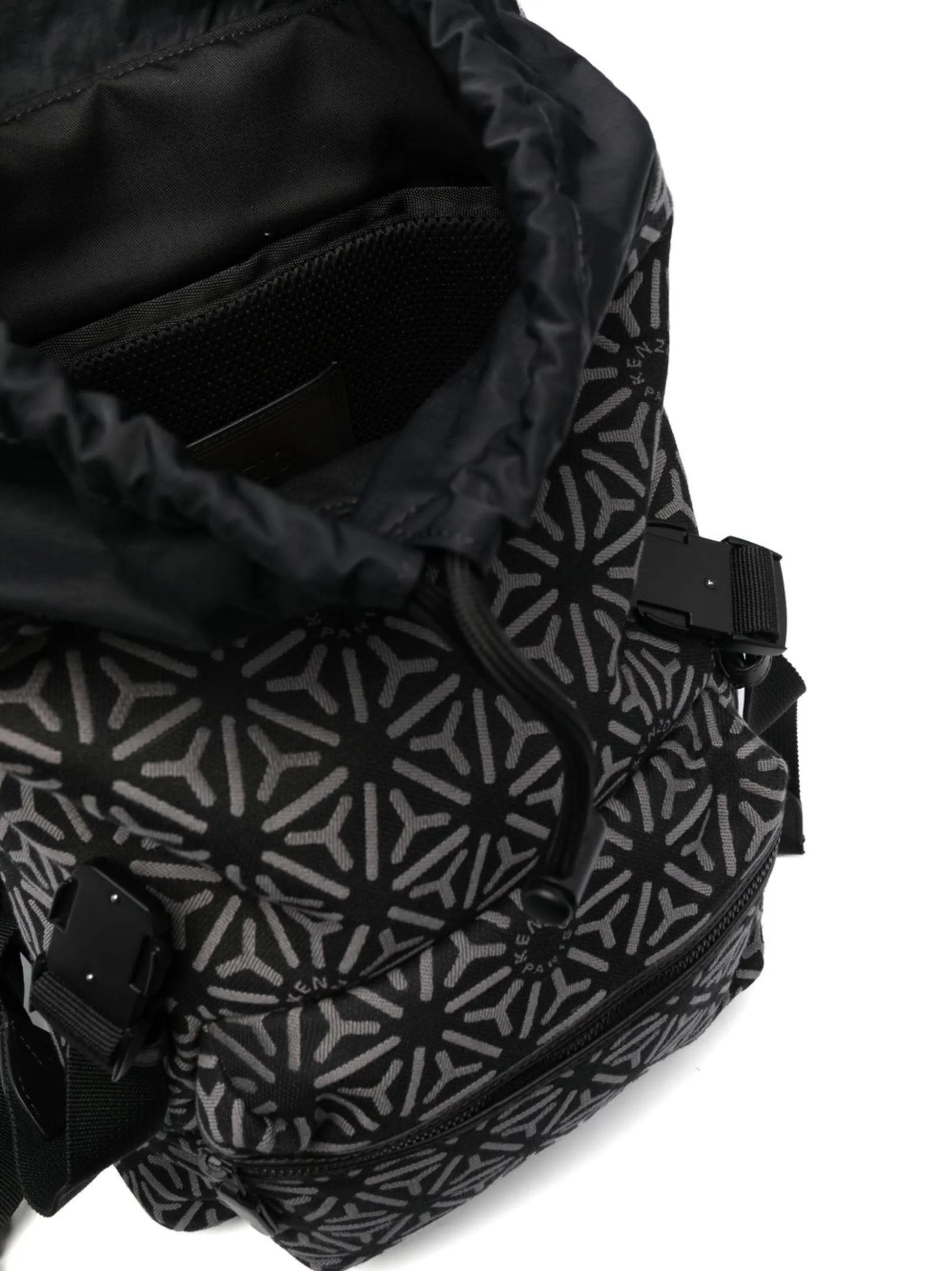 Temari graphic-print backpack