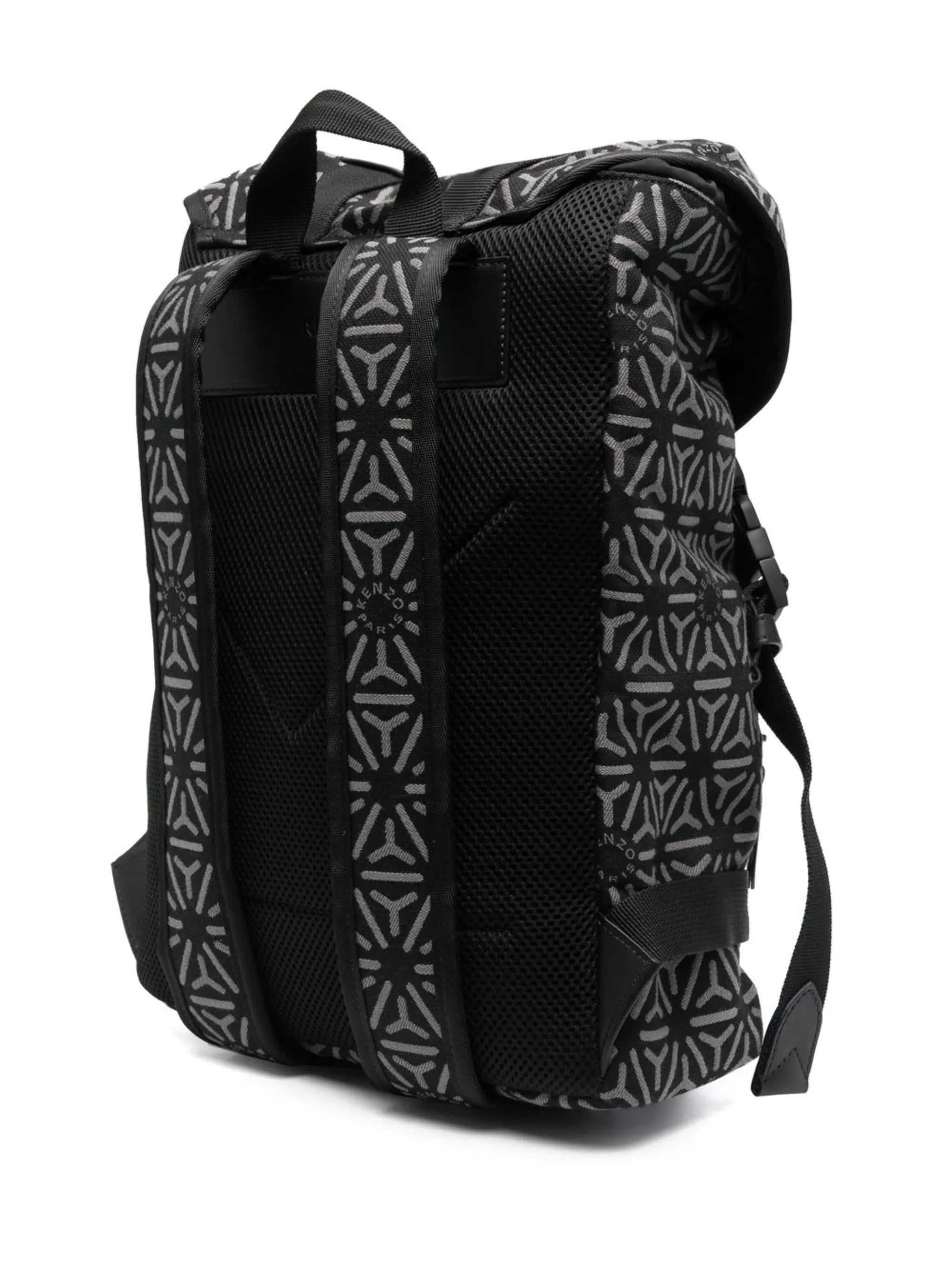 Temari graphic-print backpack