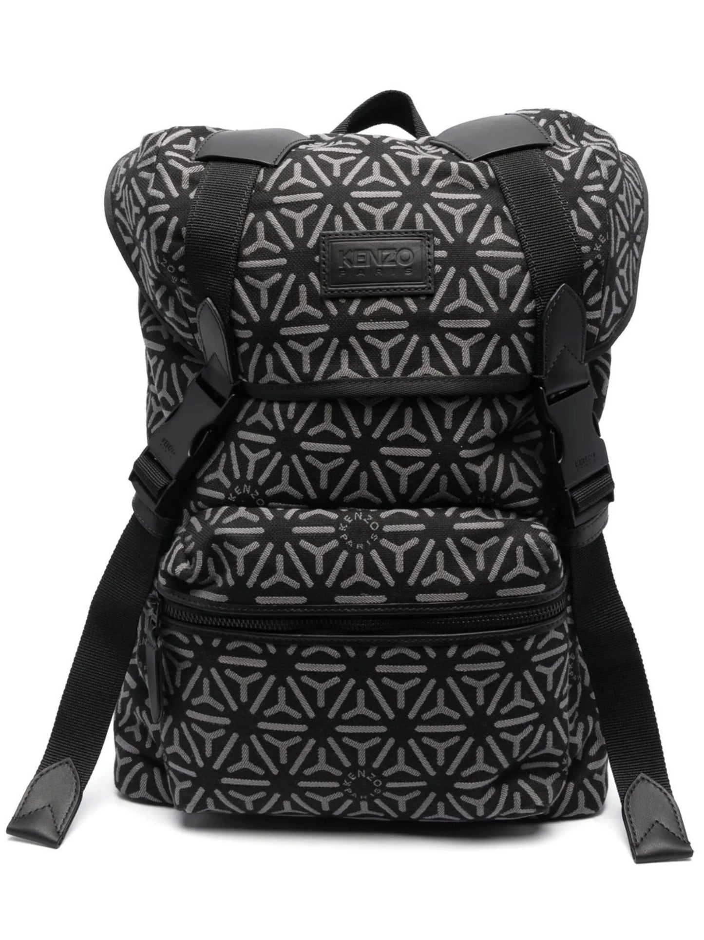 Temari graphic-print backpack
