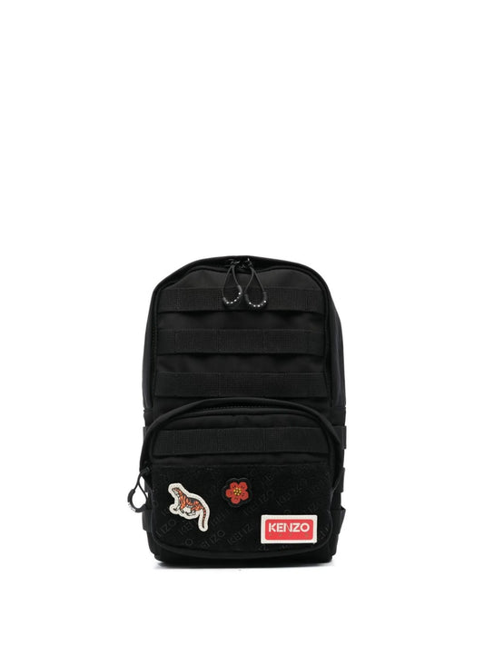 appliqué logo backpack