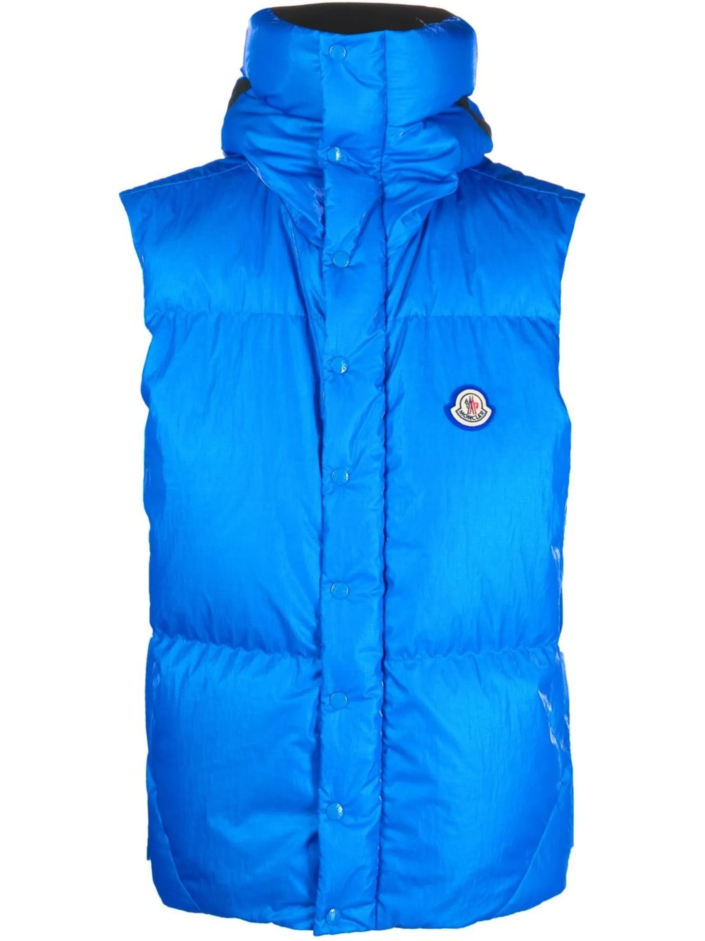 logo padded gilet