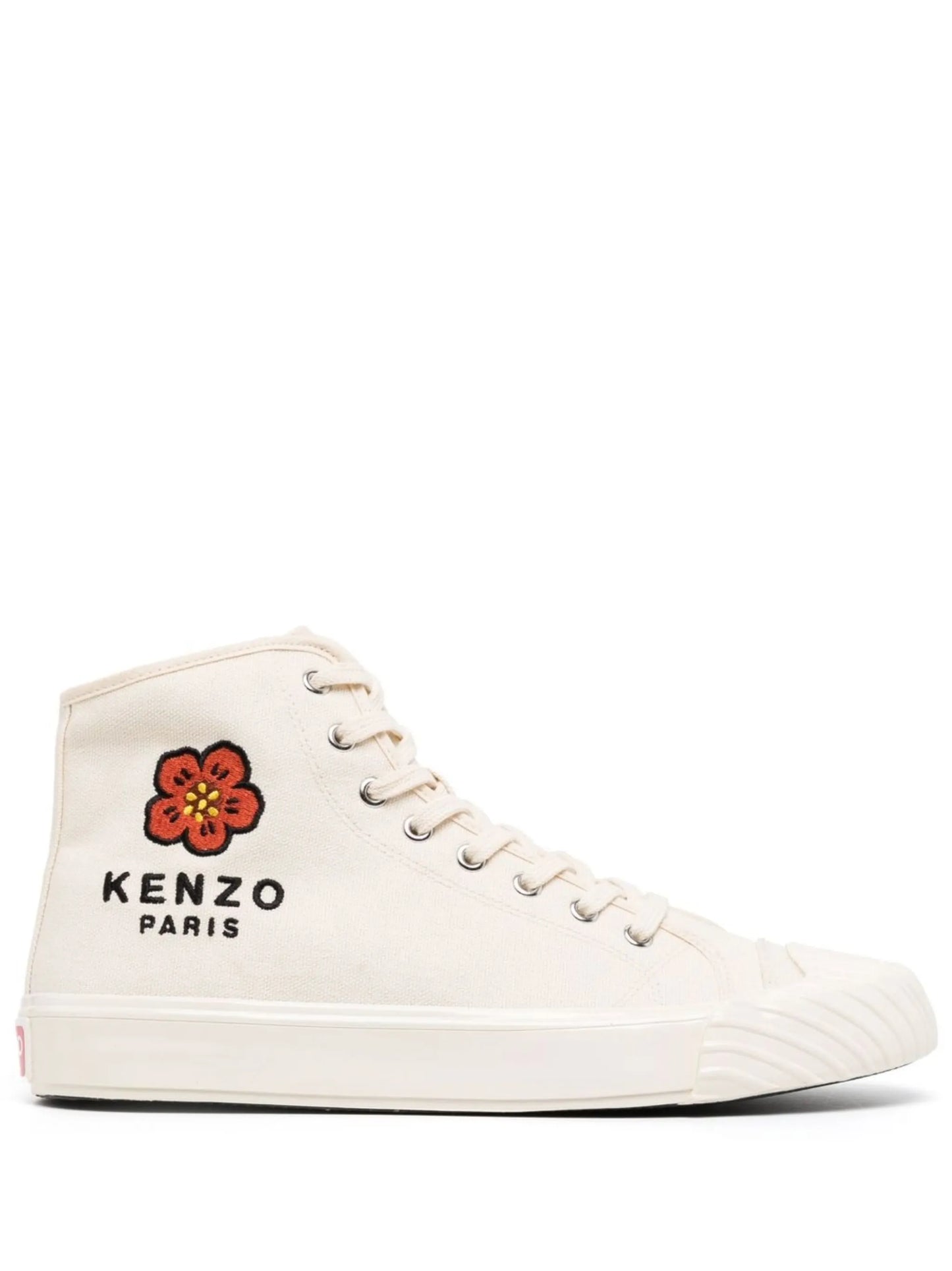 logo-embroidered high-top sneakers