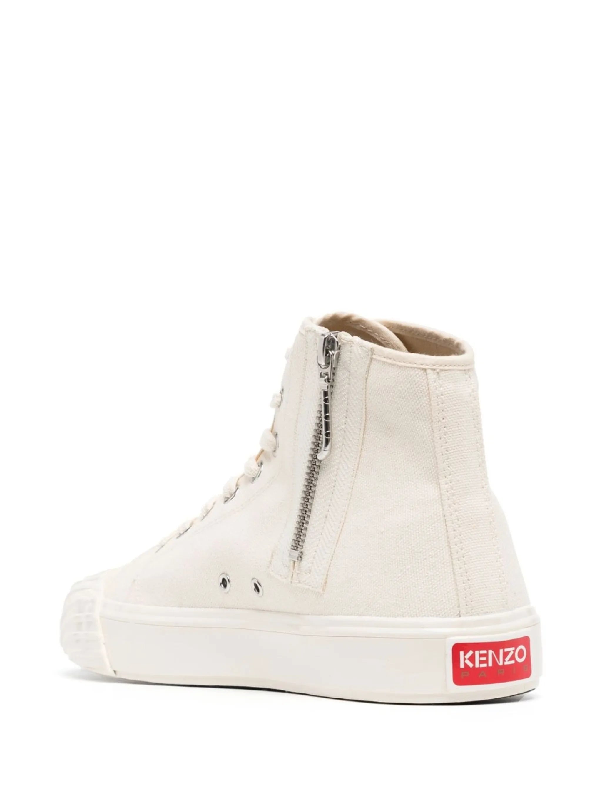 logo-embroidered high-top sneakers