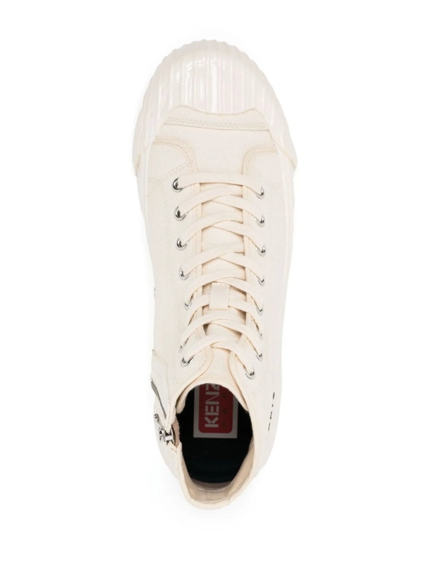 logo-embroidered high-top sneakers