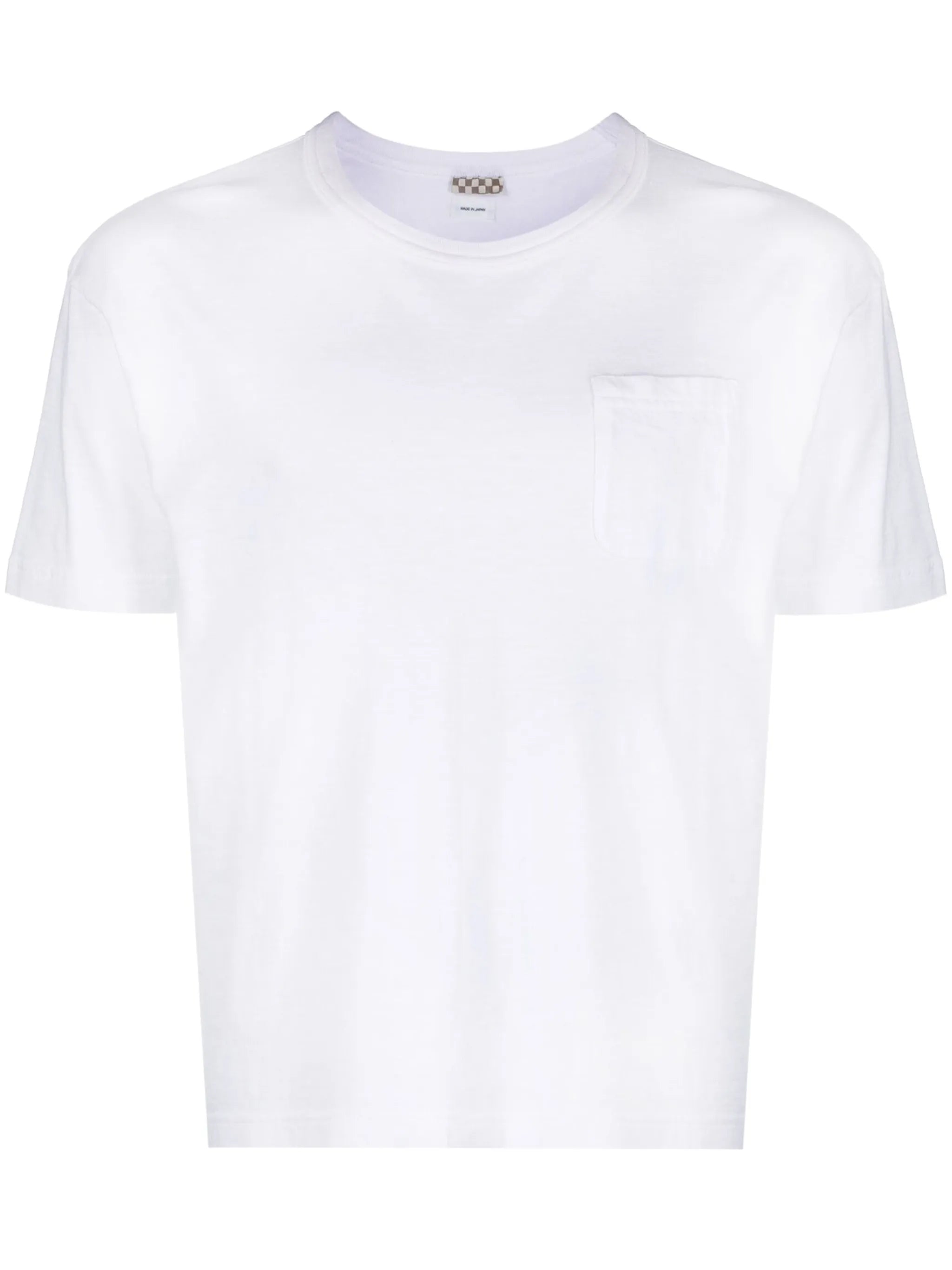 chest pocket cotton T-shirt