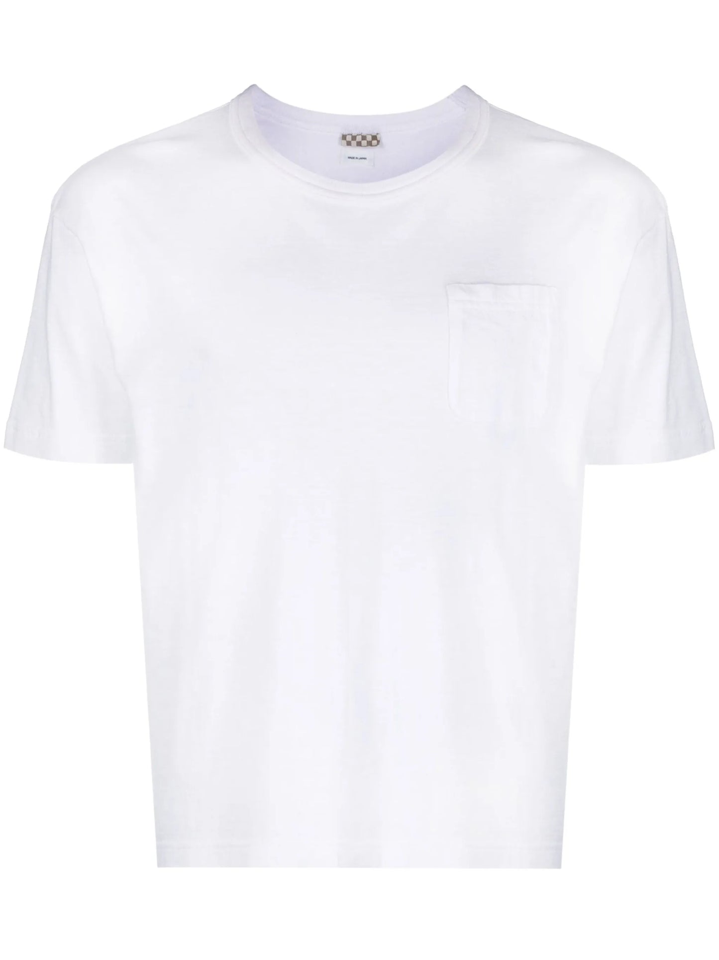 chest pocket cotton T-shirt