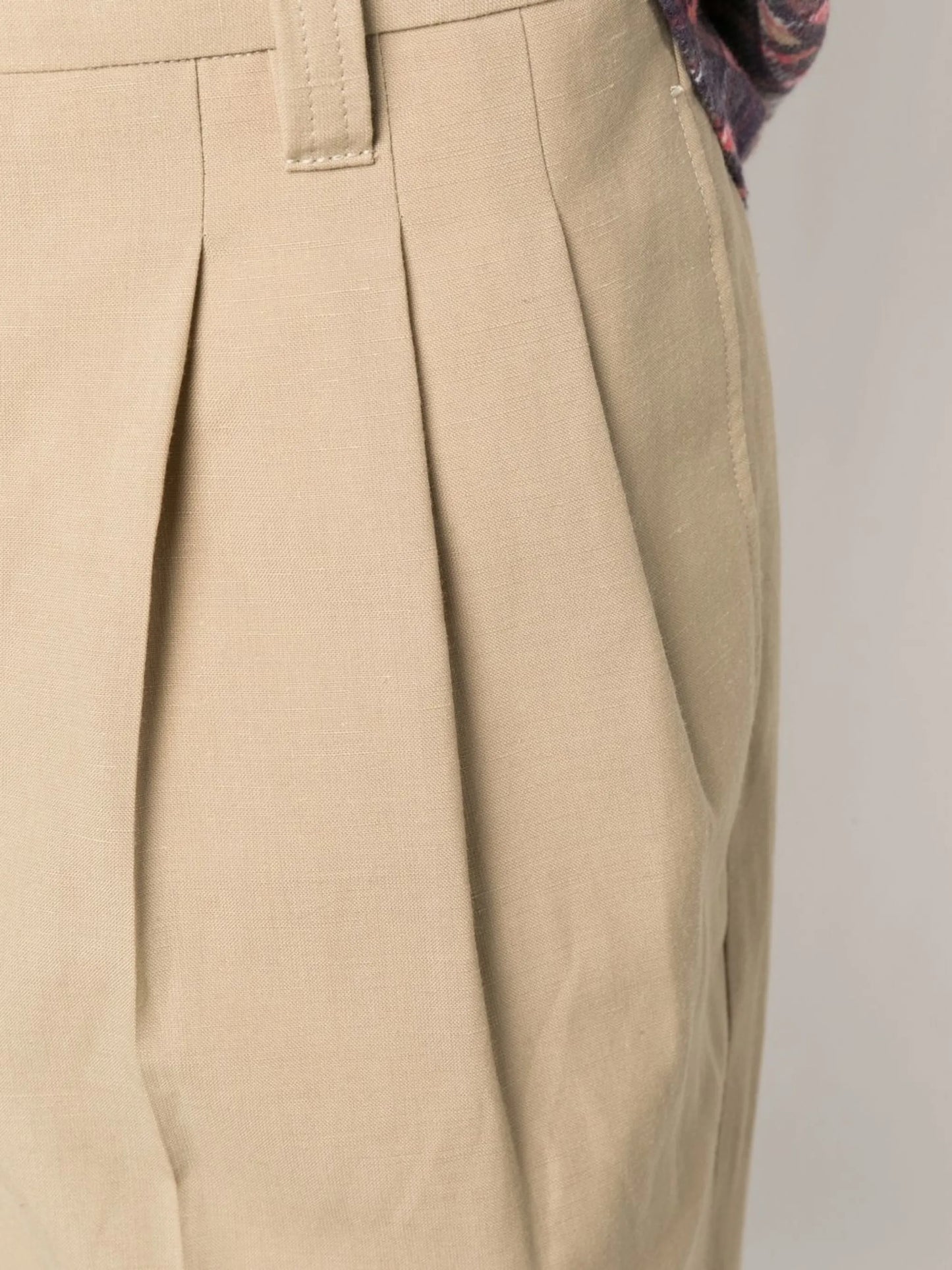 wide-leg tailored trousers