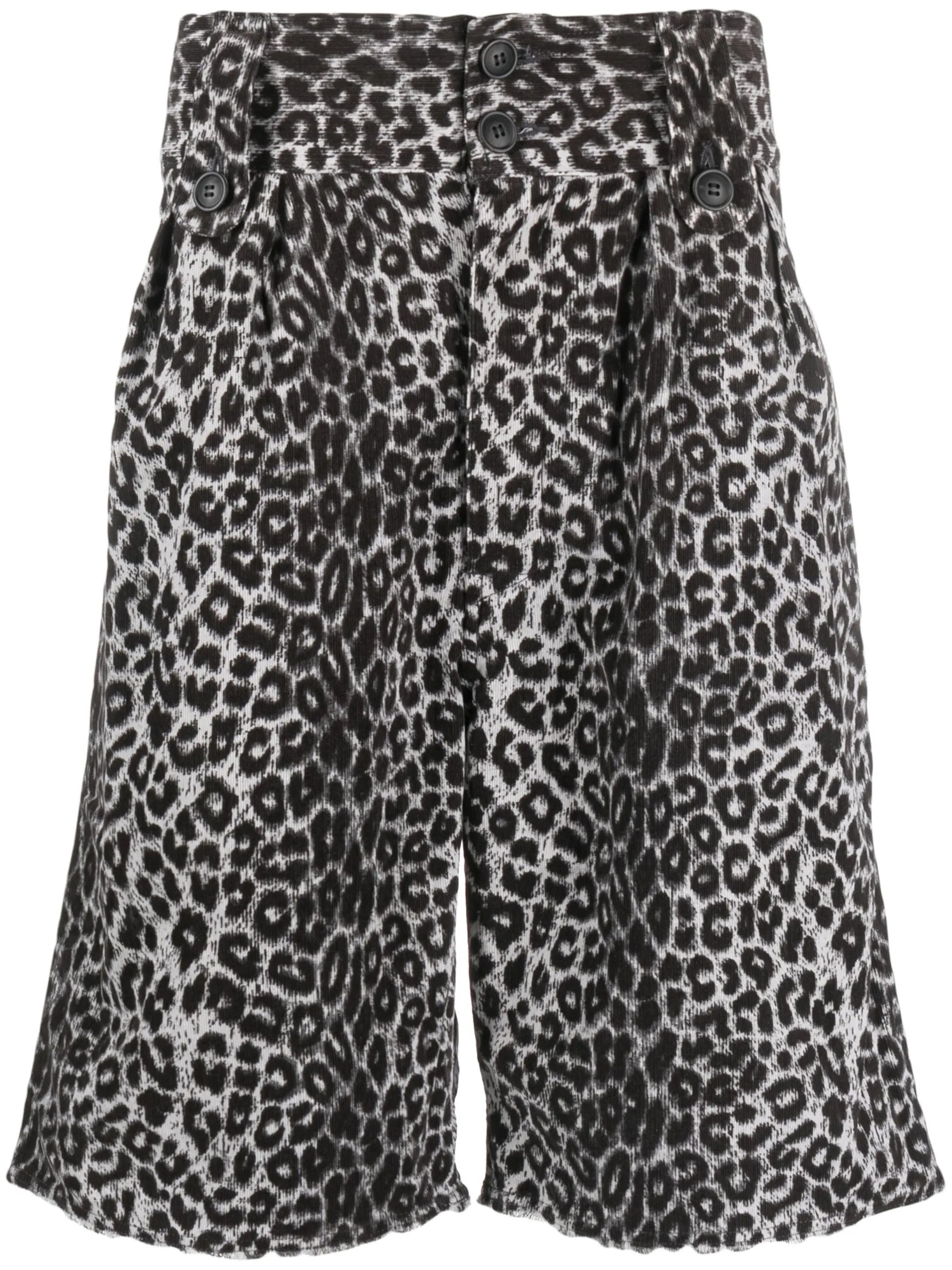 Coronel leopard-print shorts