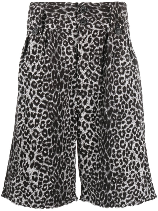 Coronel leopard-print shorts