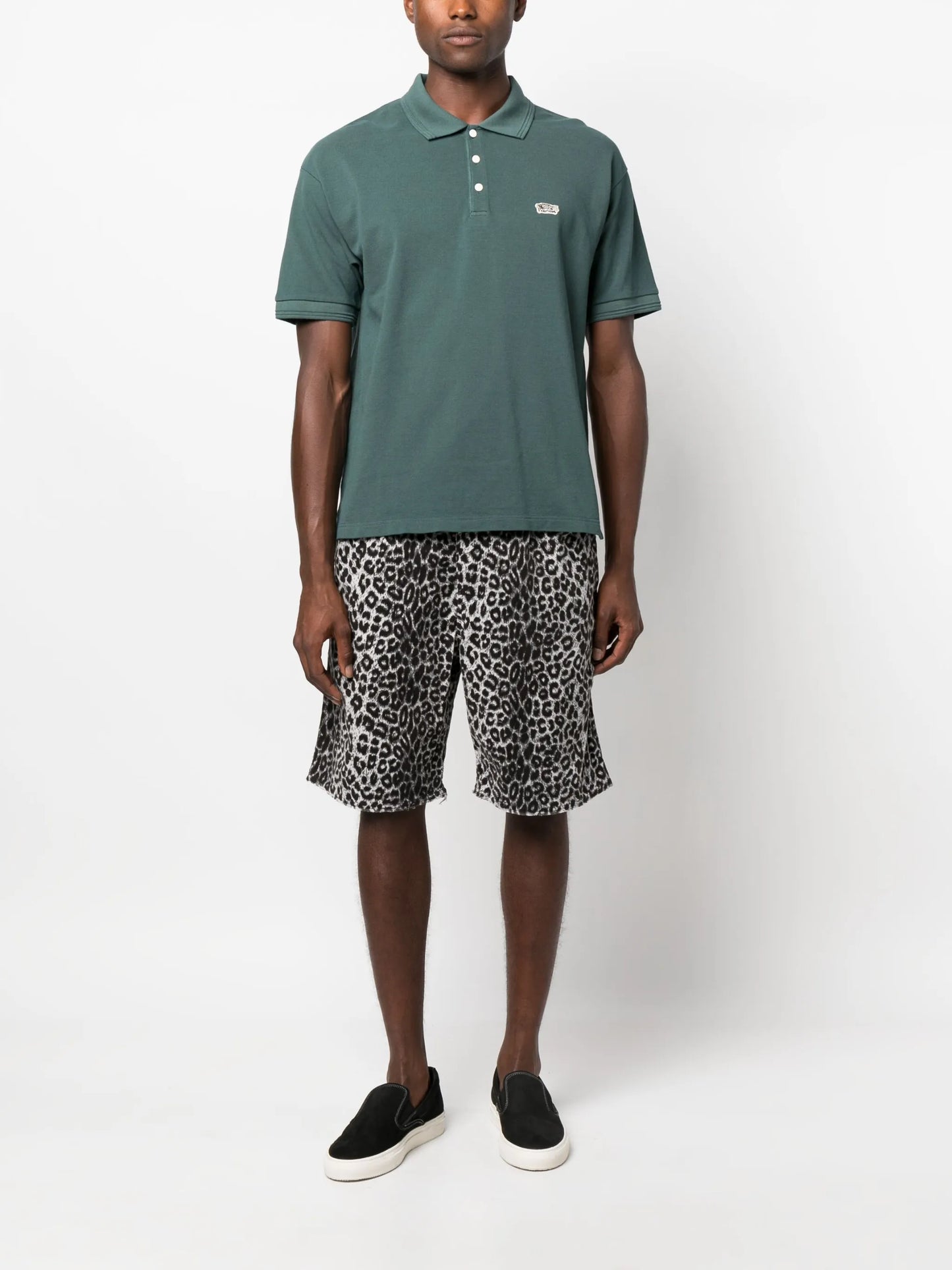 Coronel leopard-print shorts