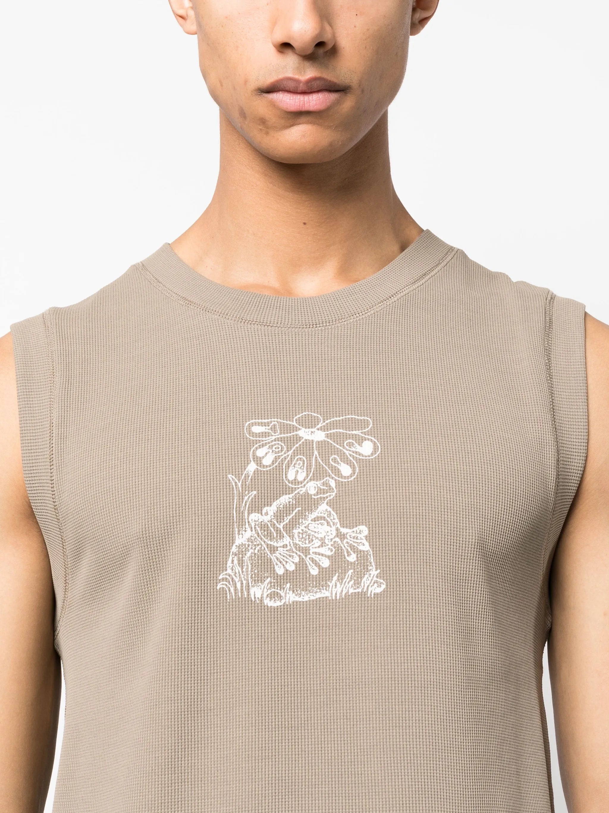 Aura3D™ graphic-print tank top