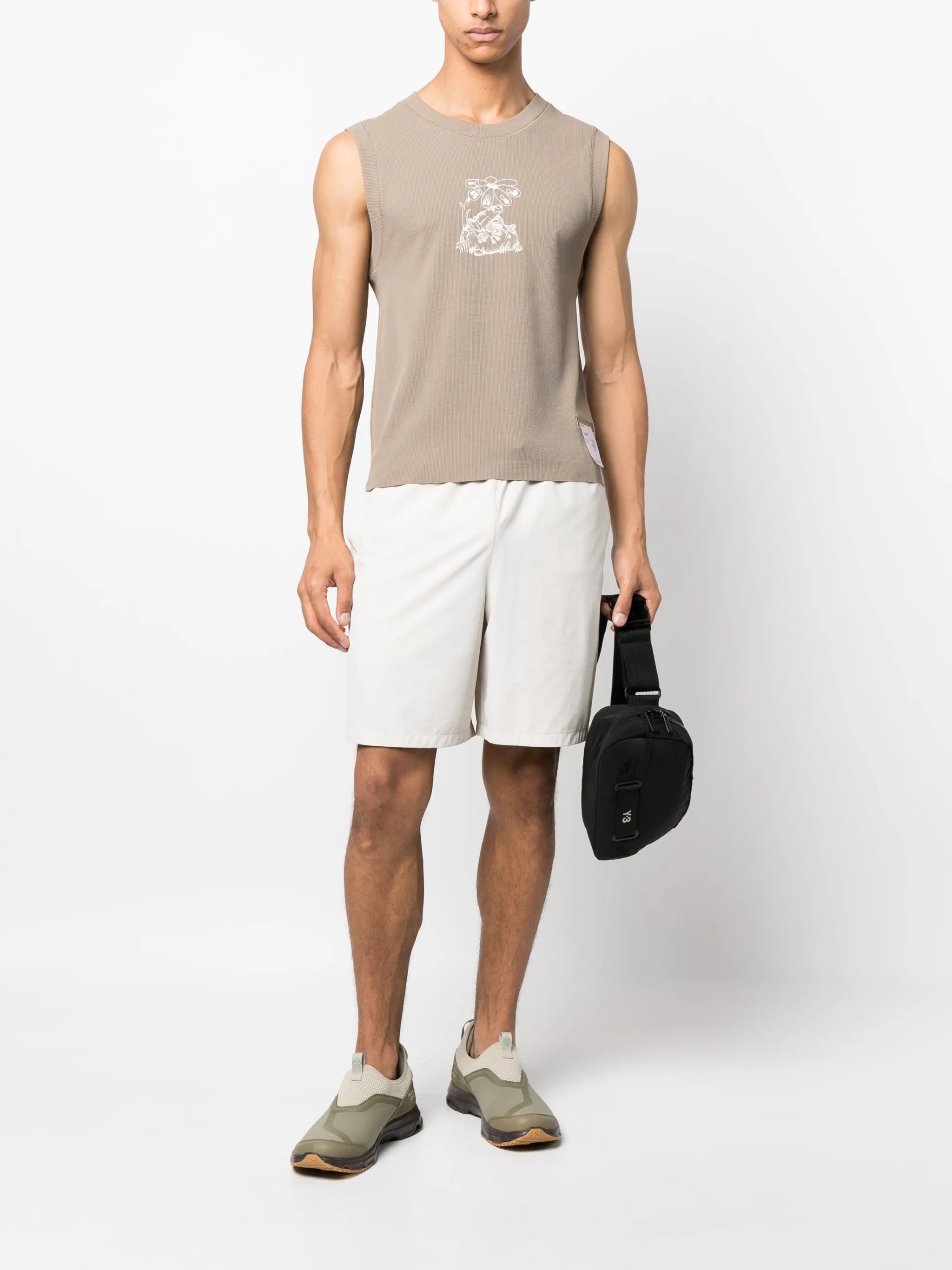 Aura3D™ graphic-print tank top