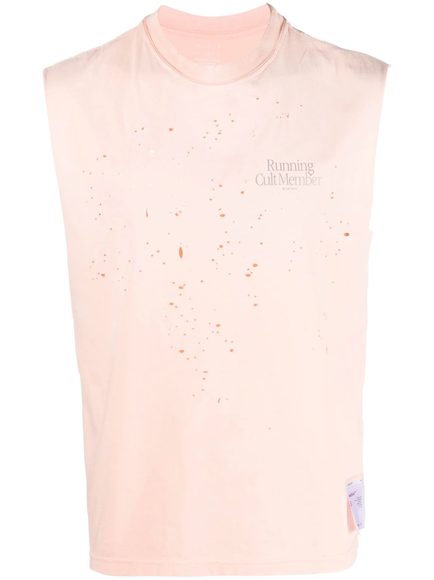 MothTech distressed tank top