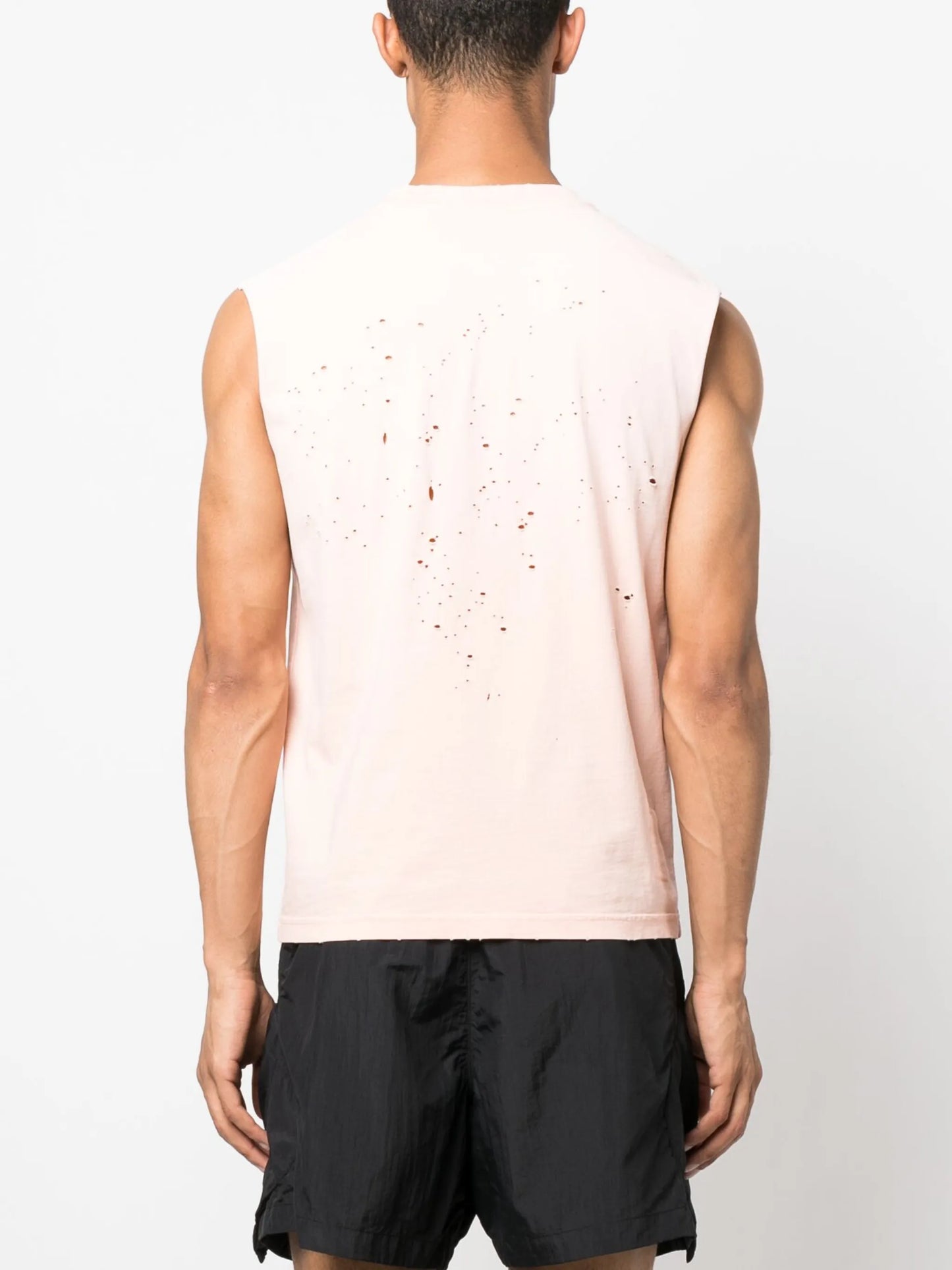 MothTech distressed tank top