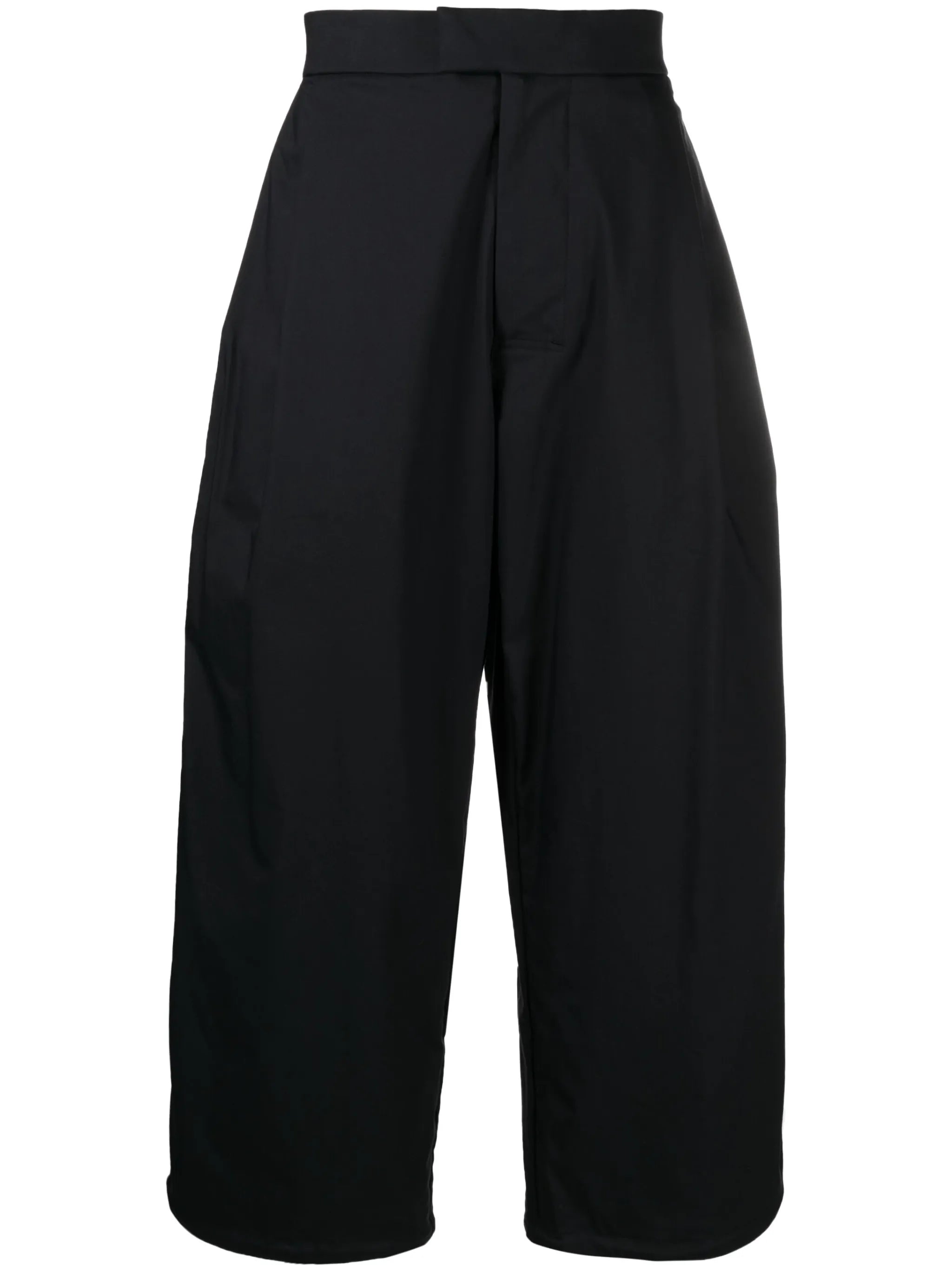 pleated wide-leg trousers