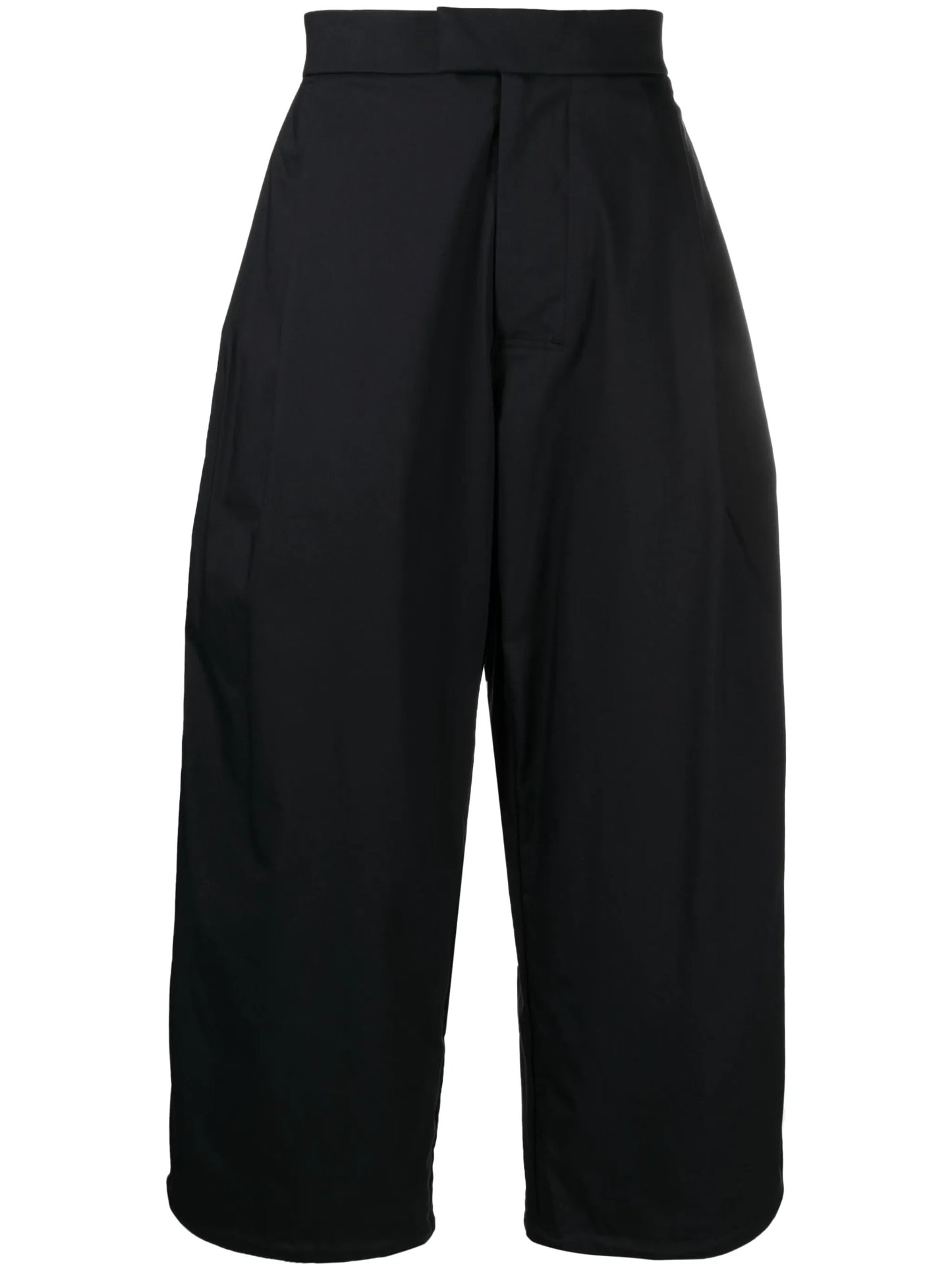 pleated wide-leg trousers