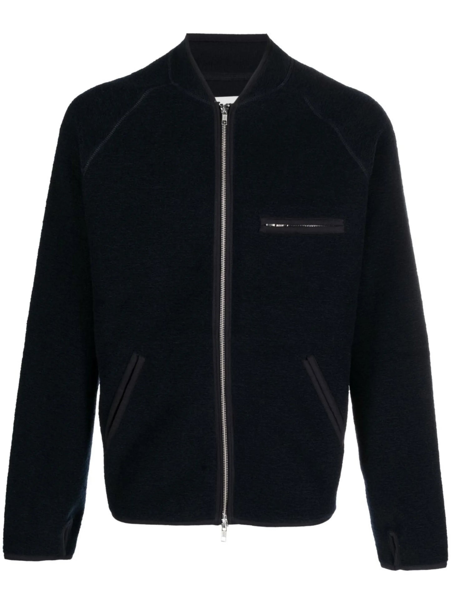 zipped fleece jacket