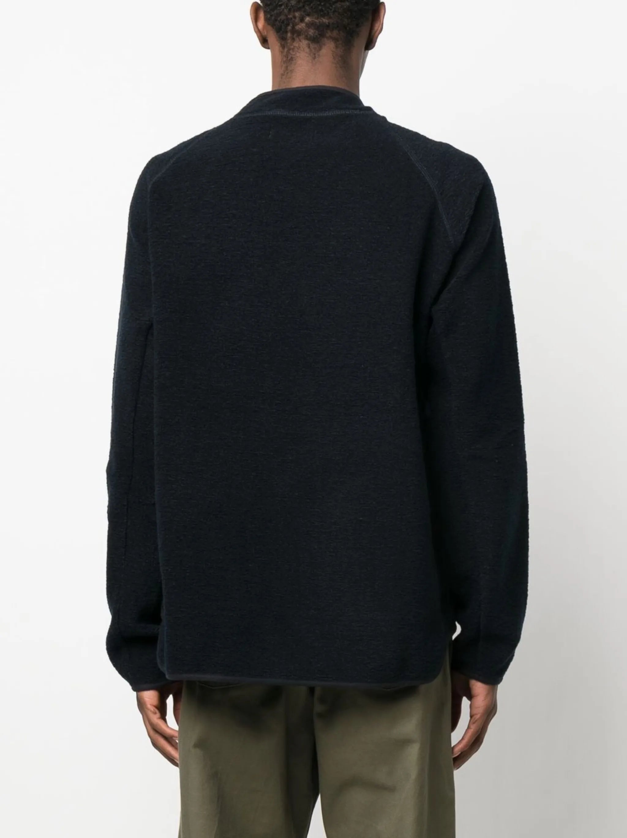 zipped fleece jacket