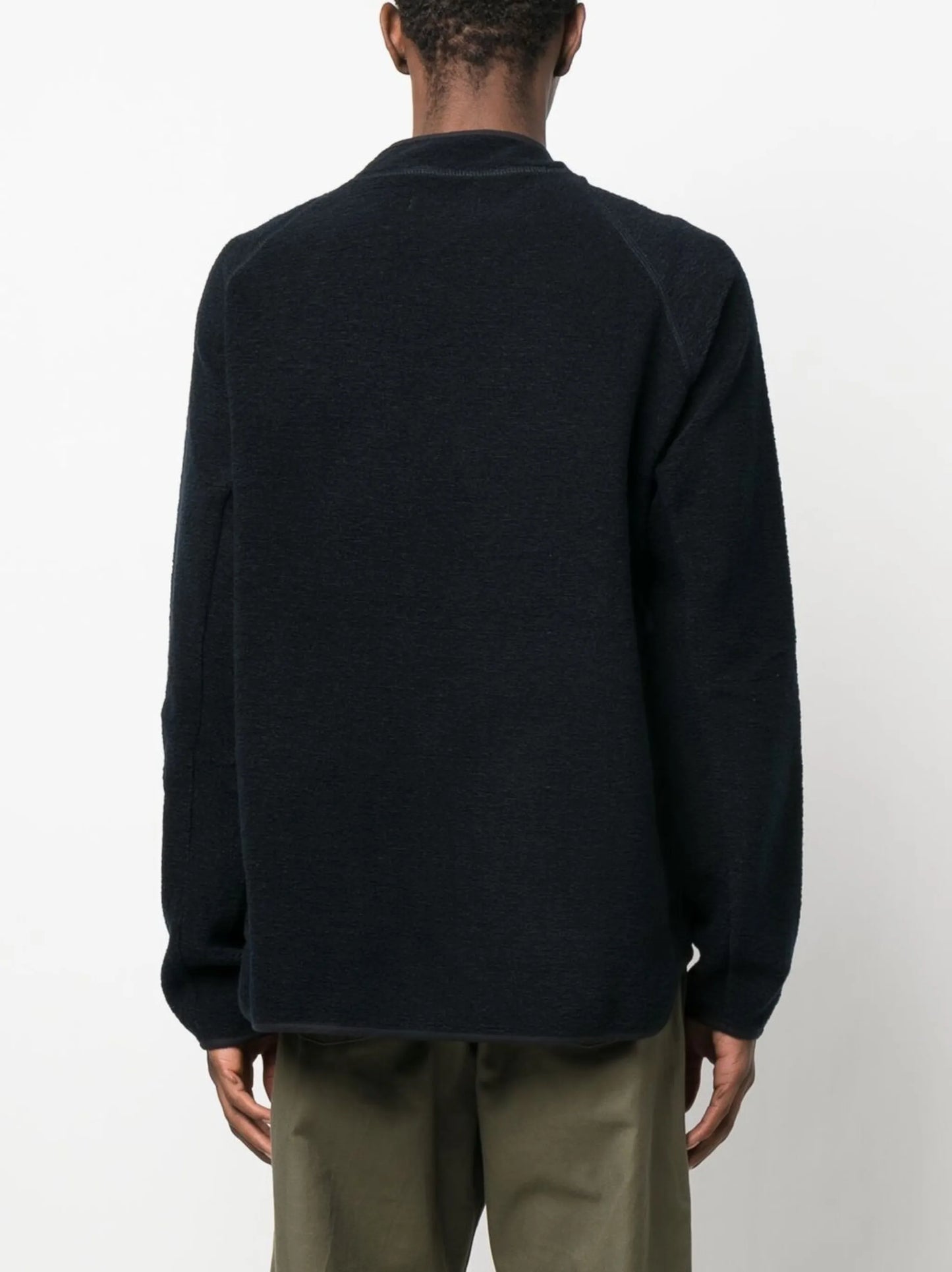 zipped fleece jacket
