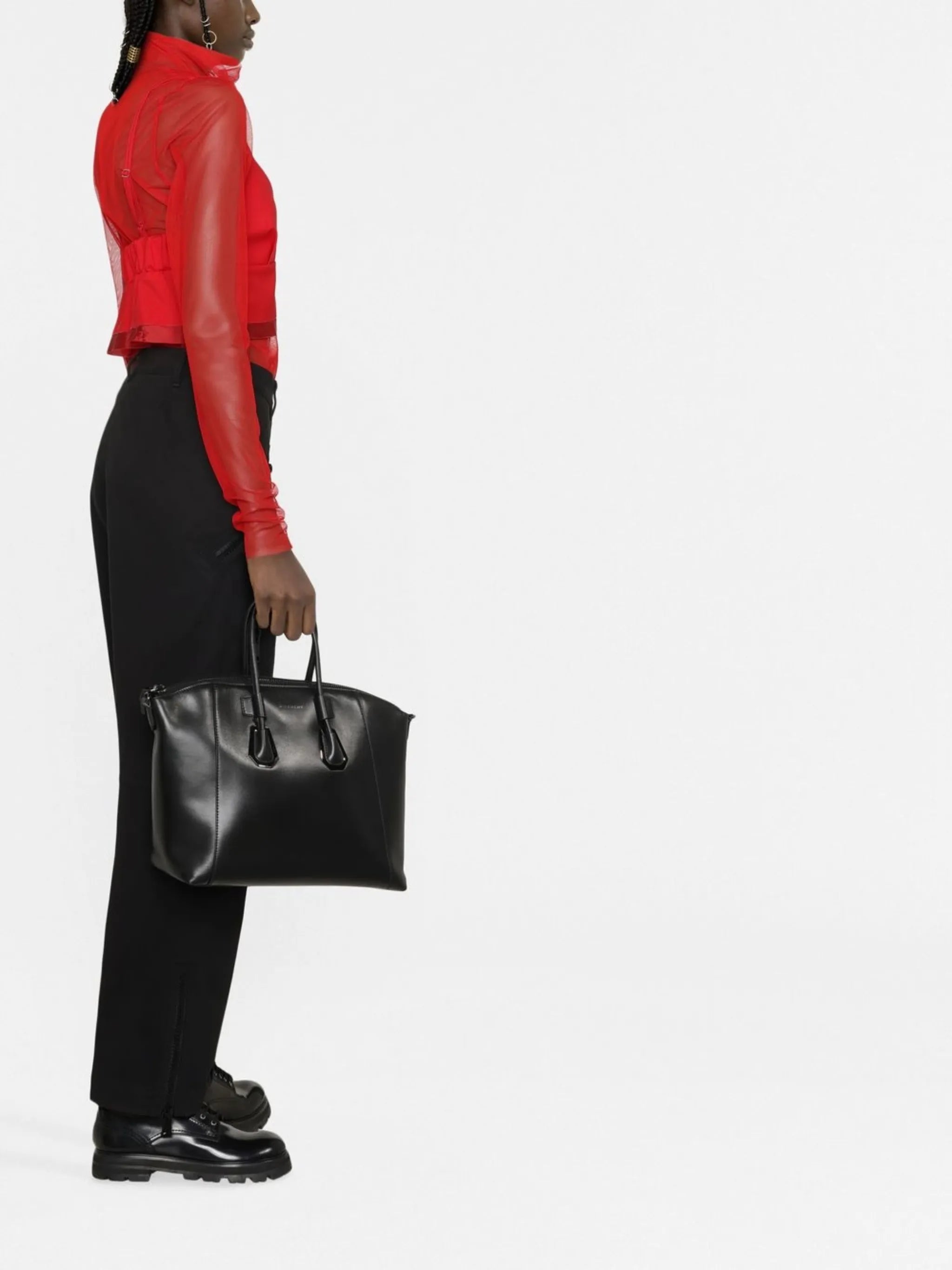 layered long-sleeve top