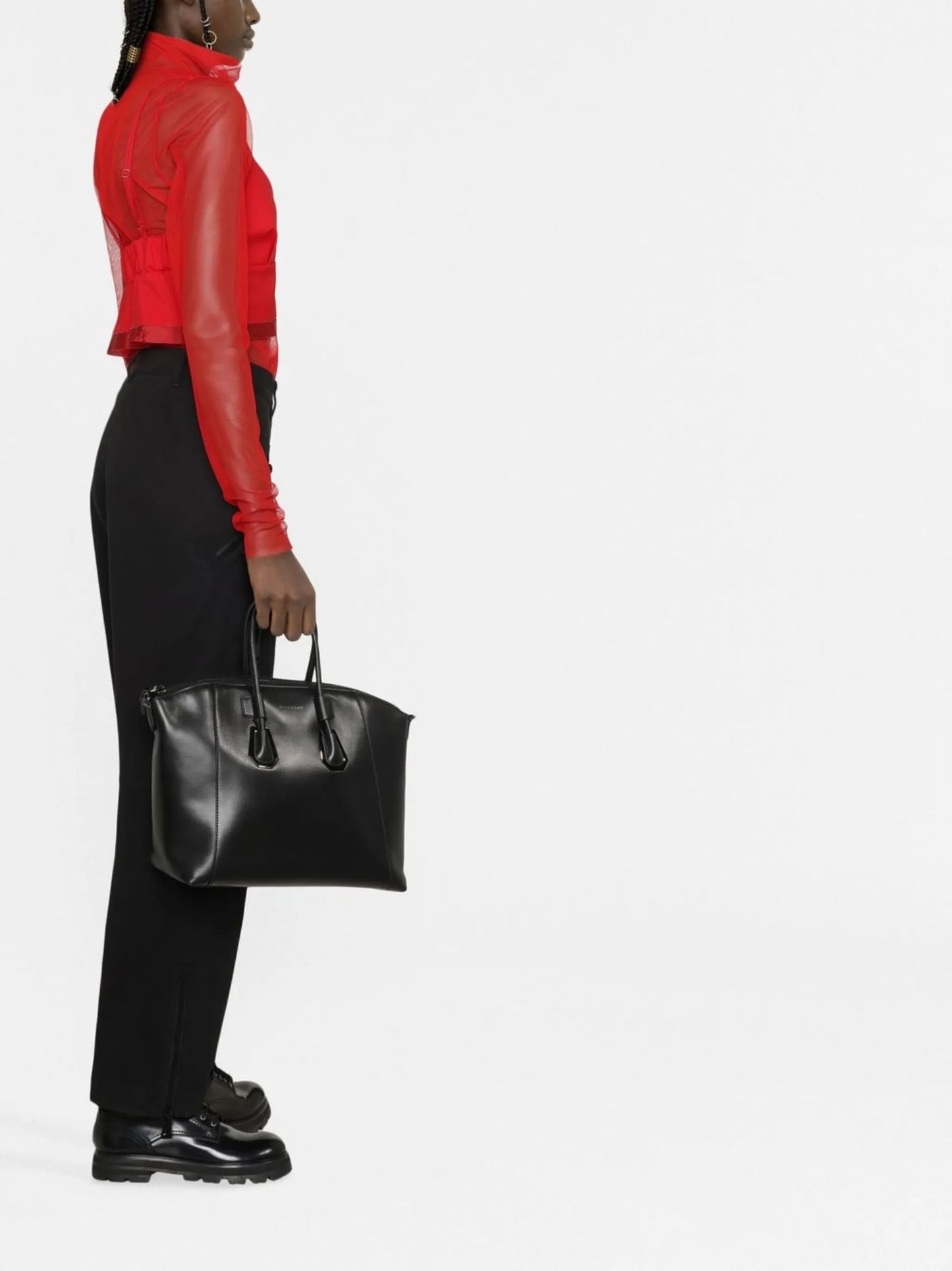 layered long-sleeve top