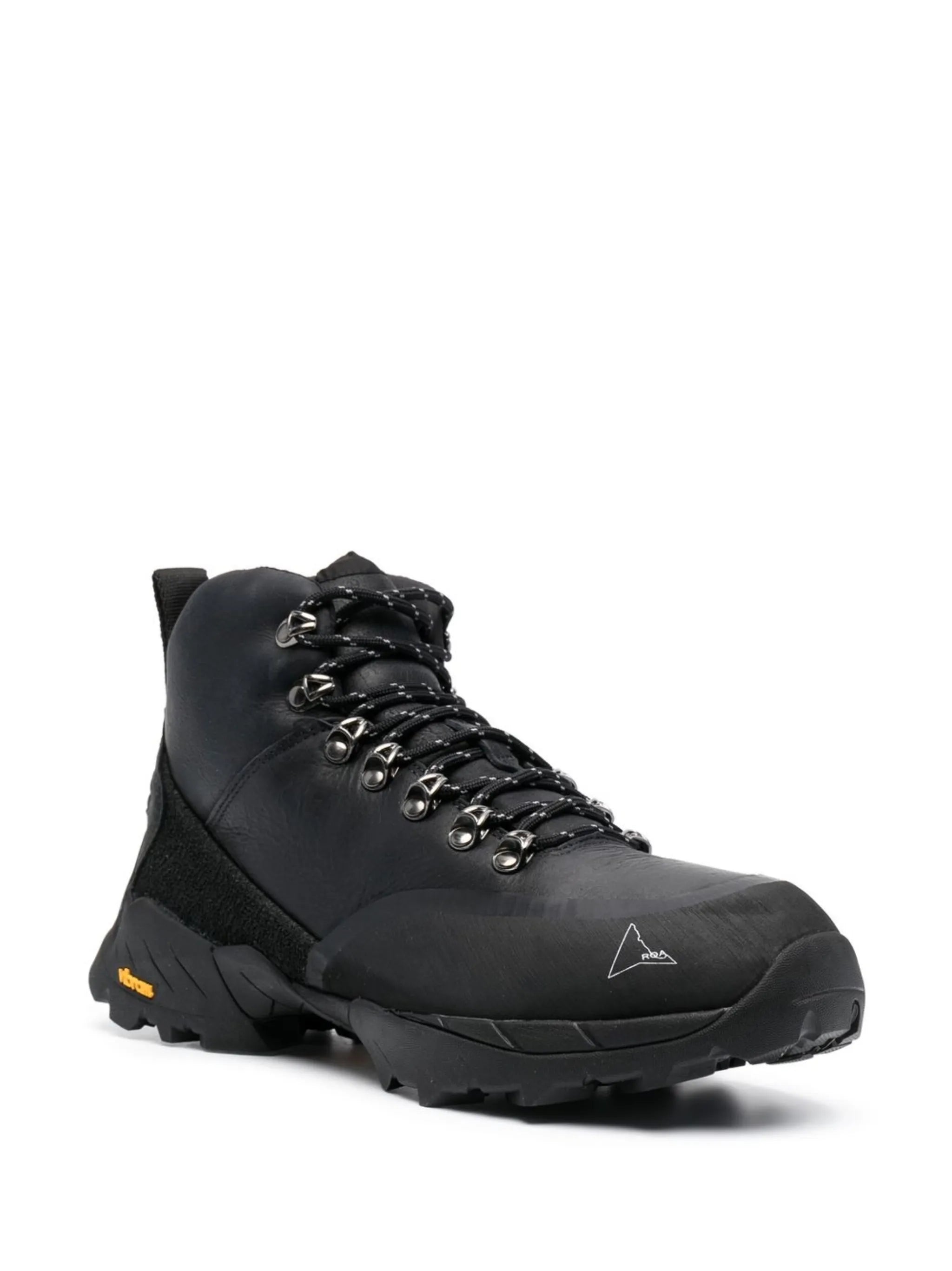 lace-up leather boots