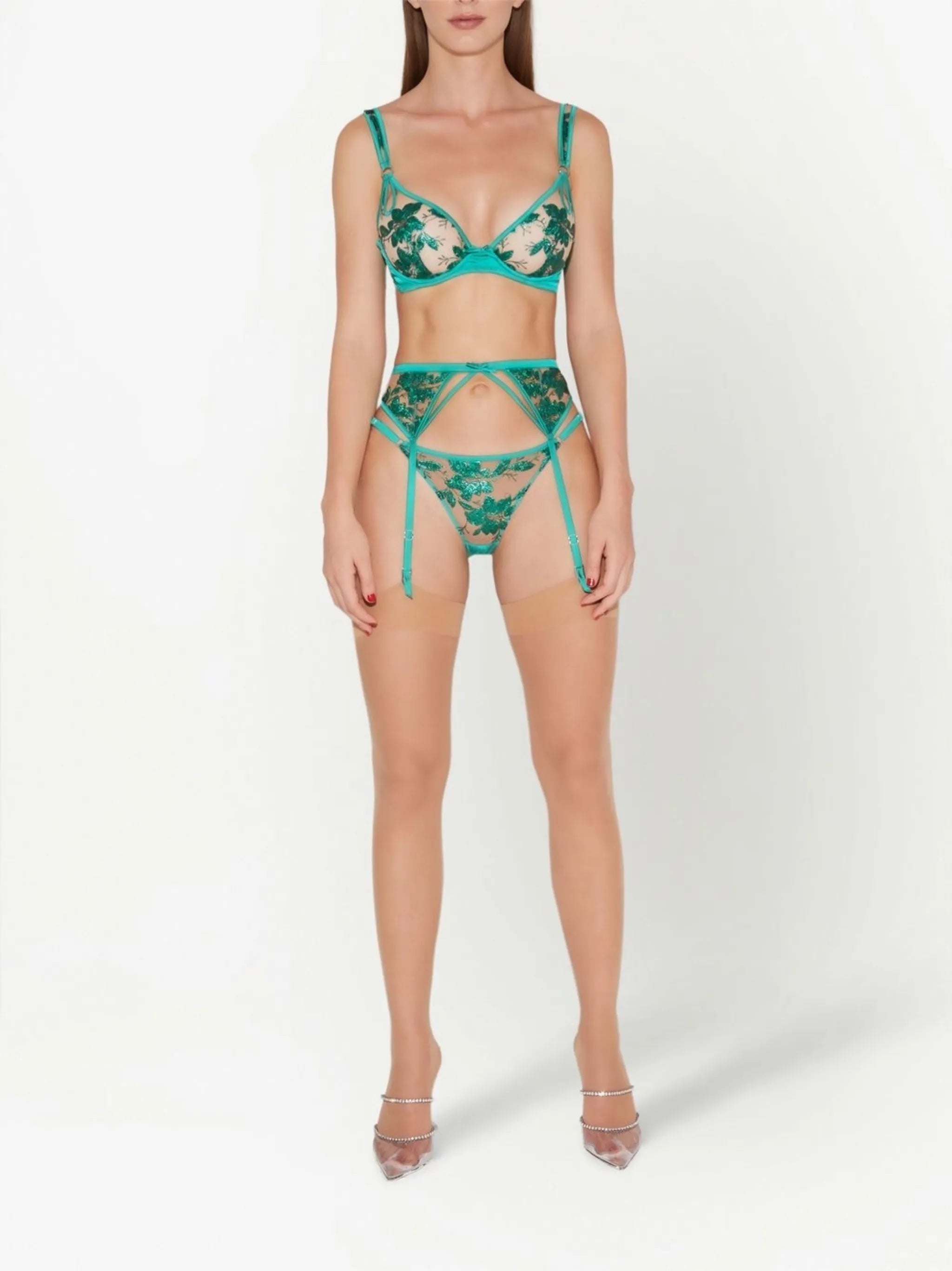 Allover lace bra
