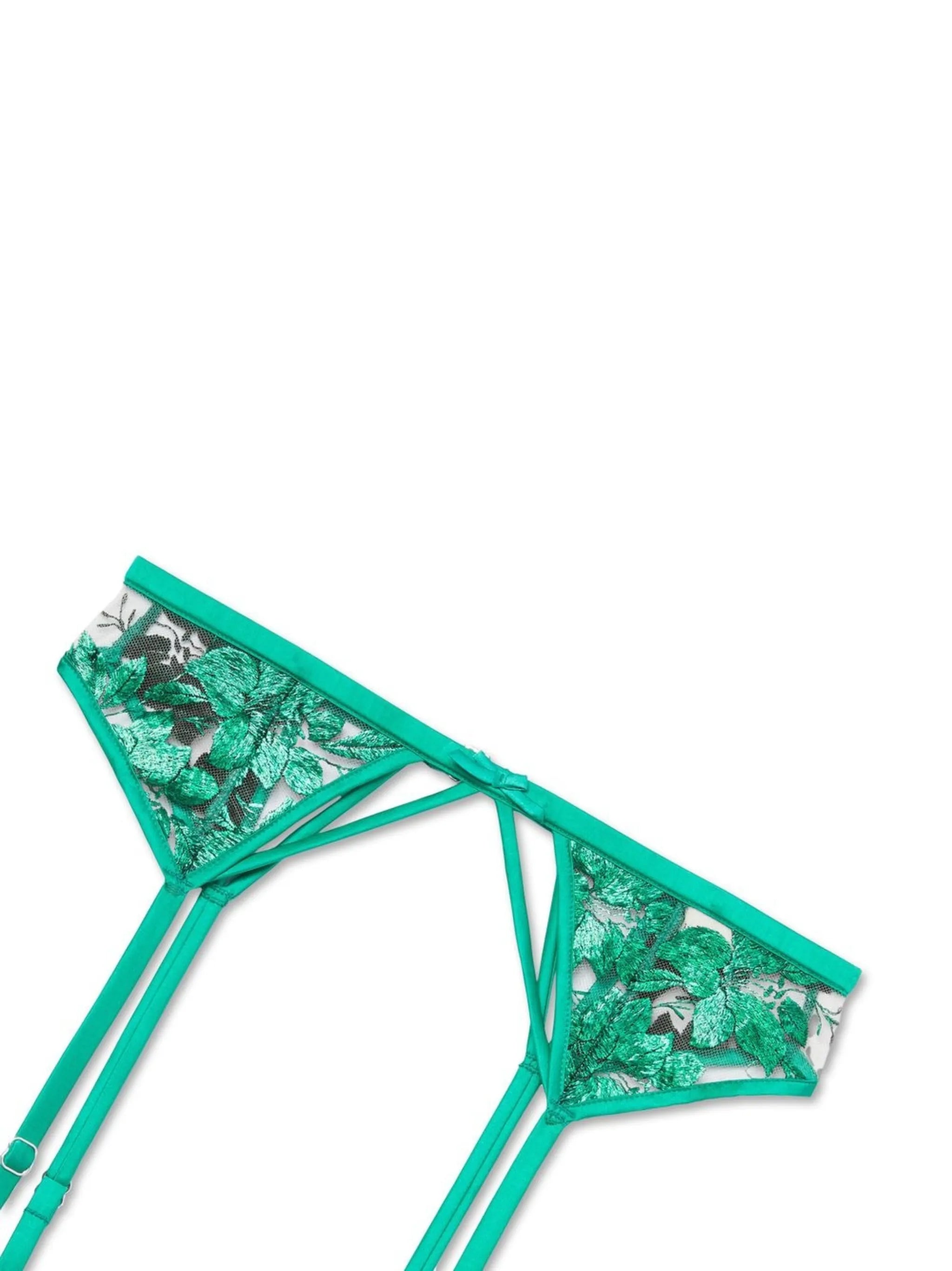 floral lace garter