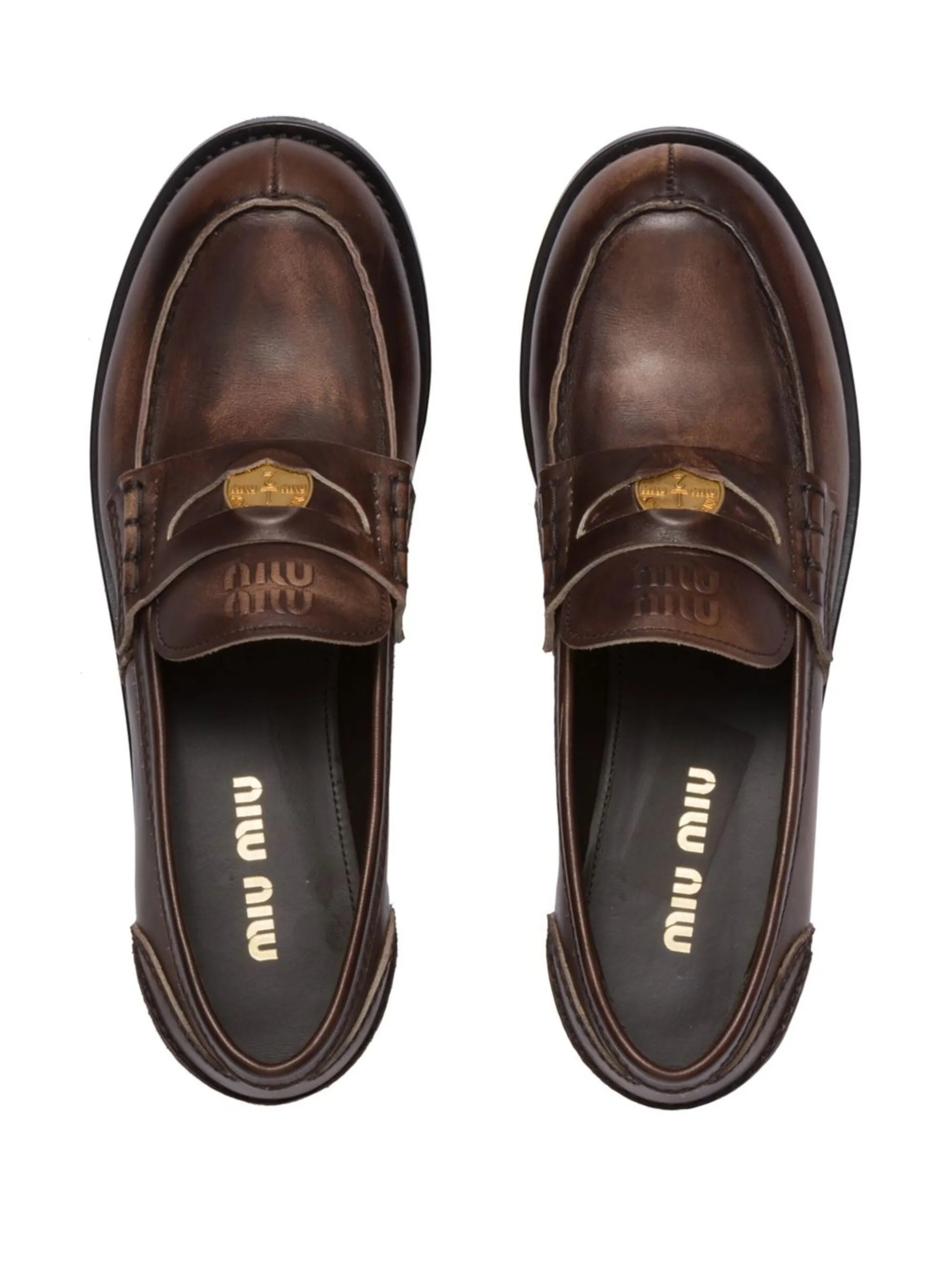 leather penny loafers