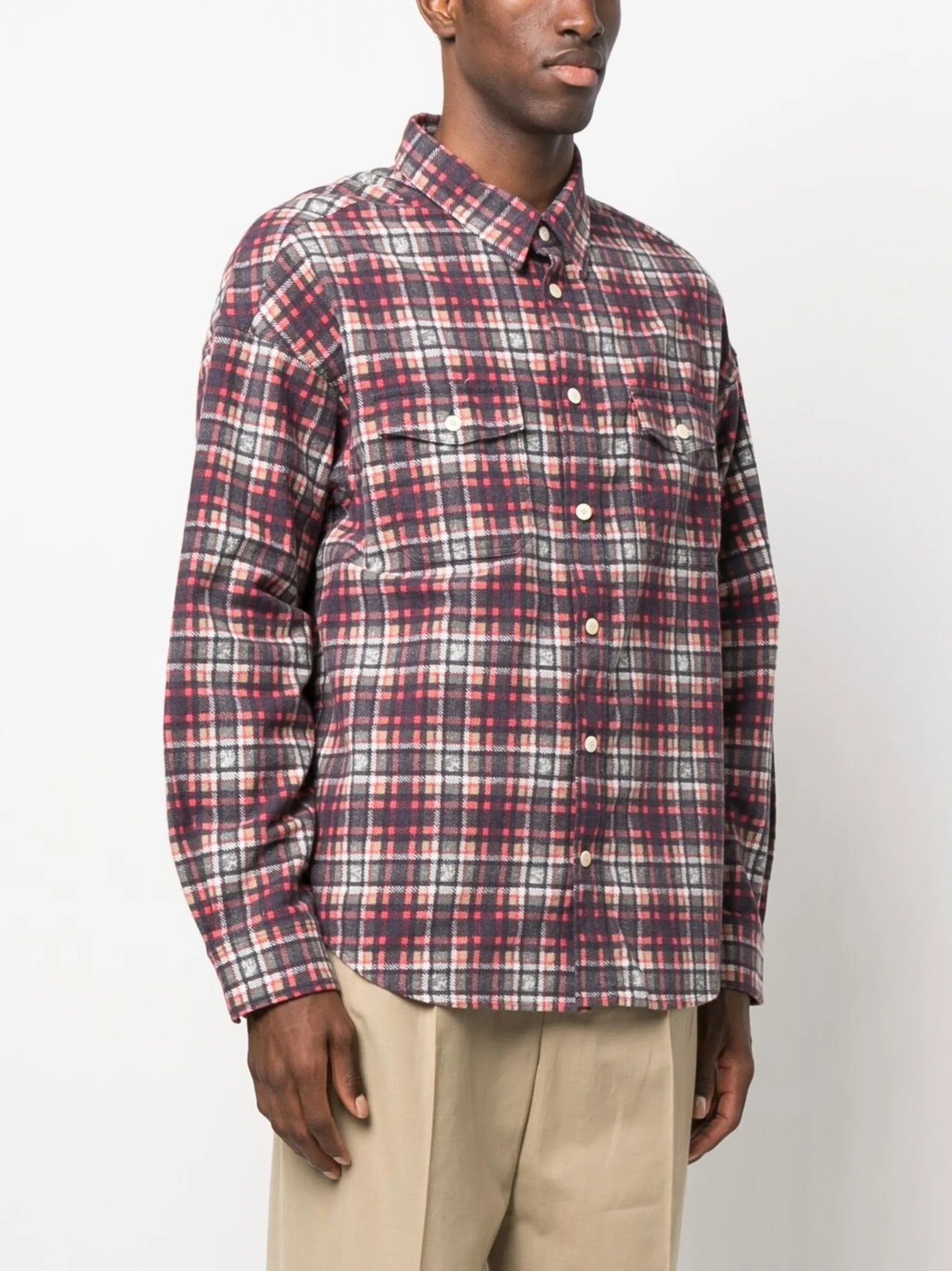 checked cotton shirt
