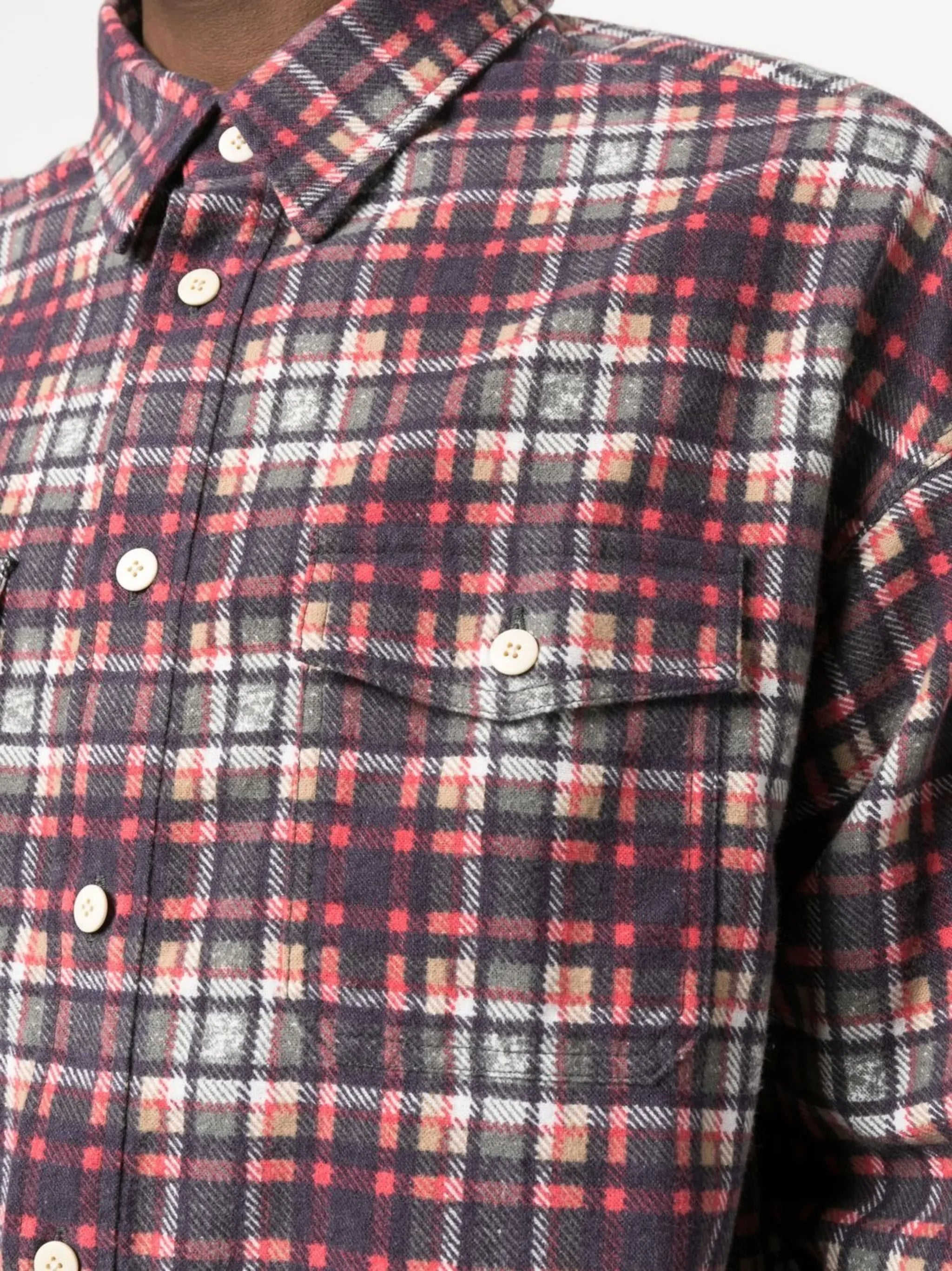 checked cotton shirt
