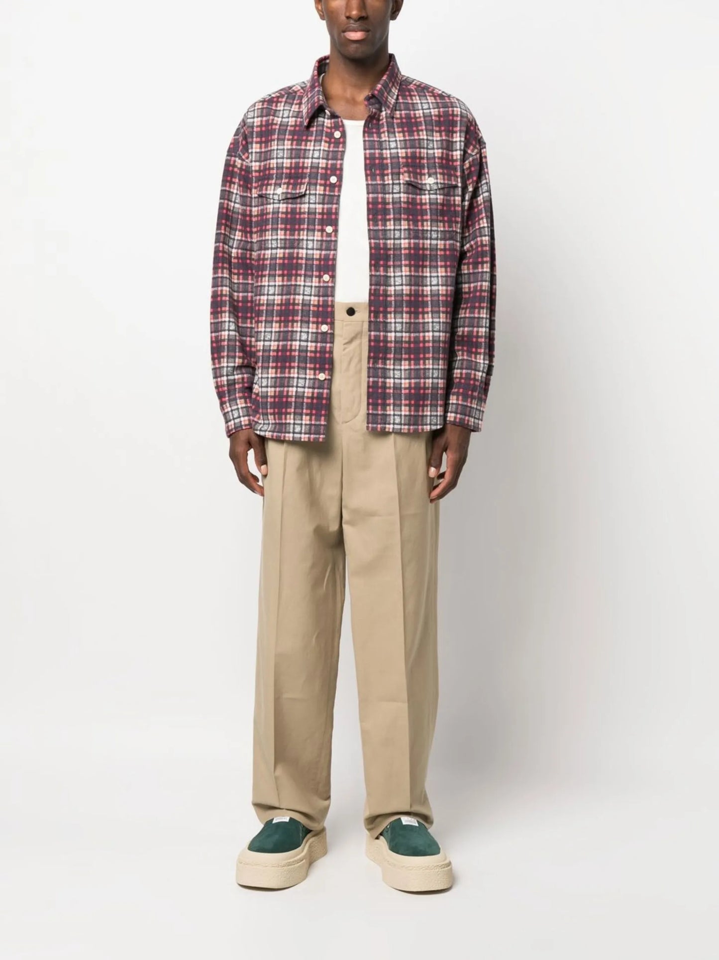 checked cotton shirt