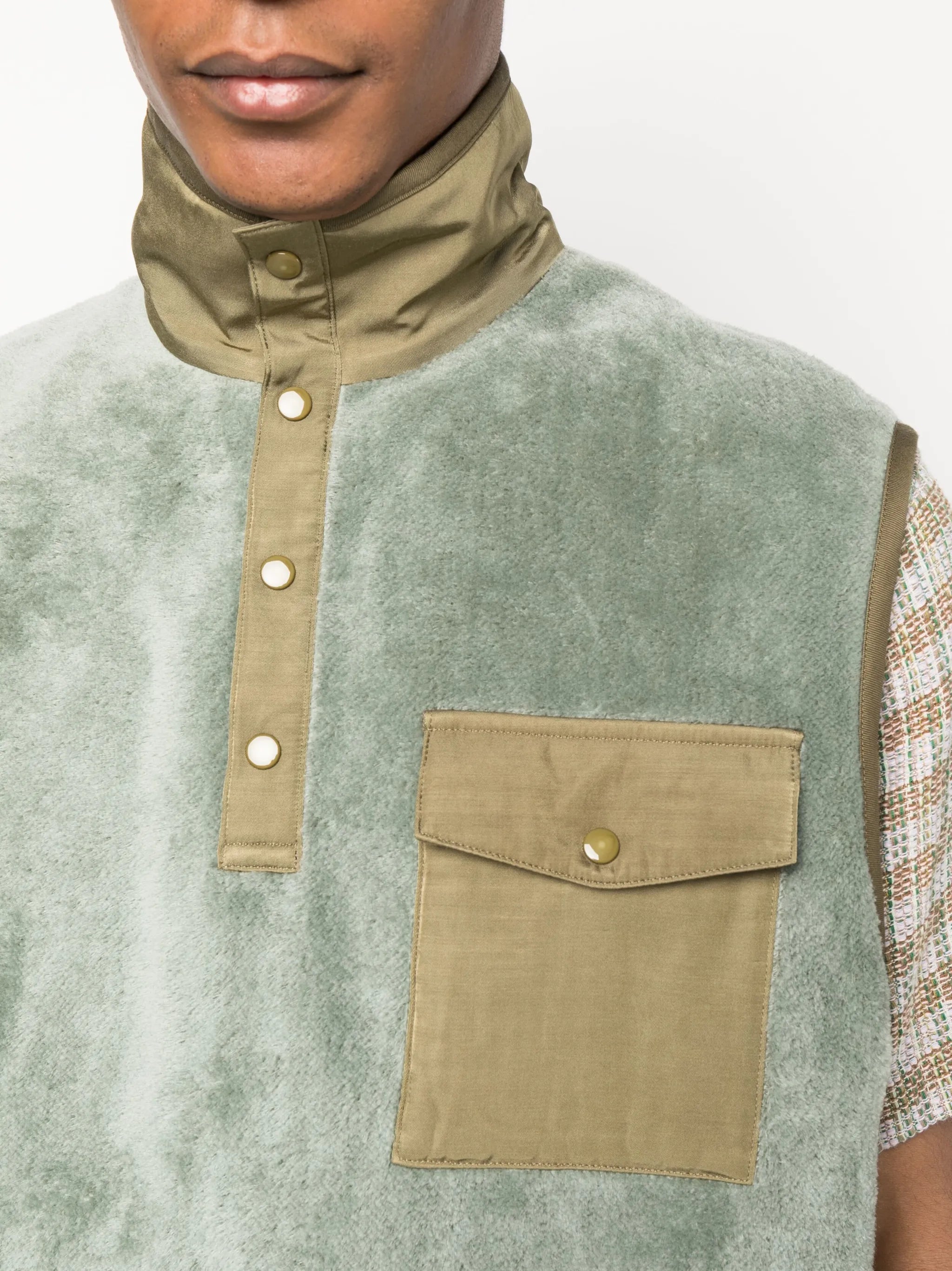 Barlow high-neck gilet