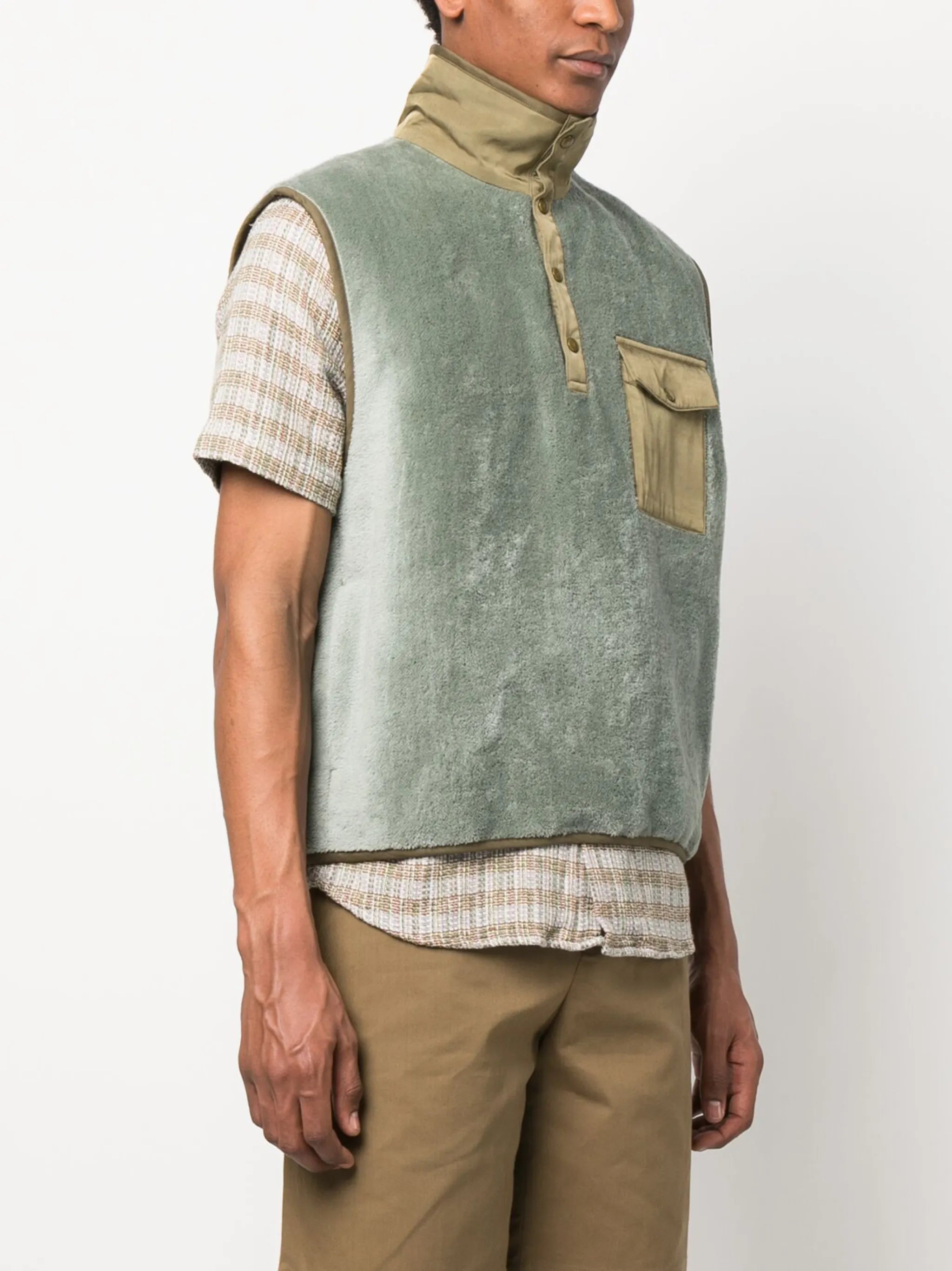 Barlow high-neck gilet