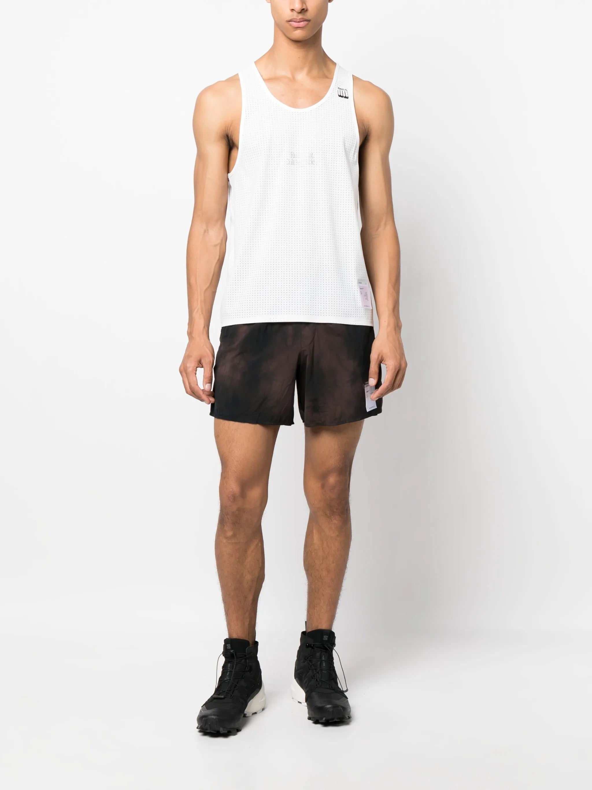 Space-O mesh tank top