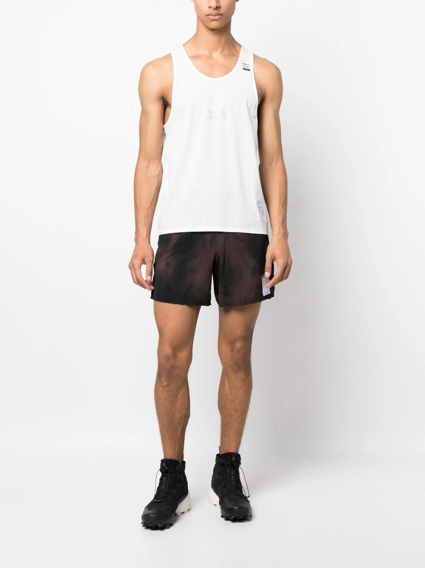 Space-O mesh tank top