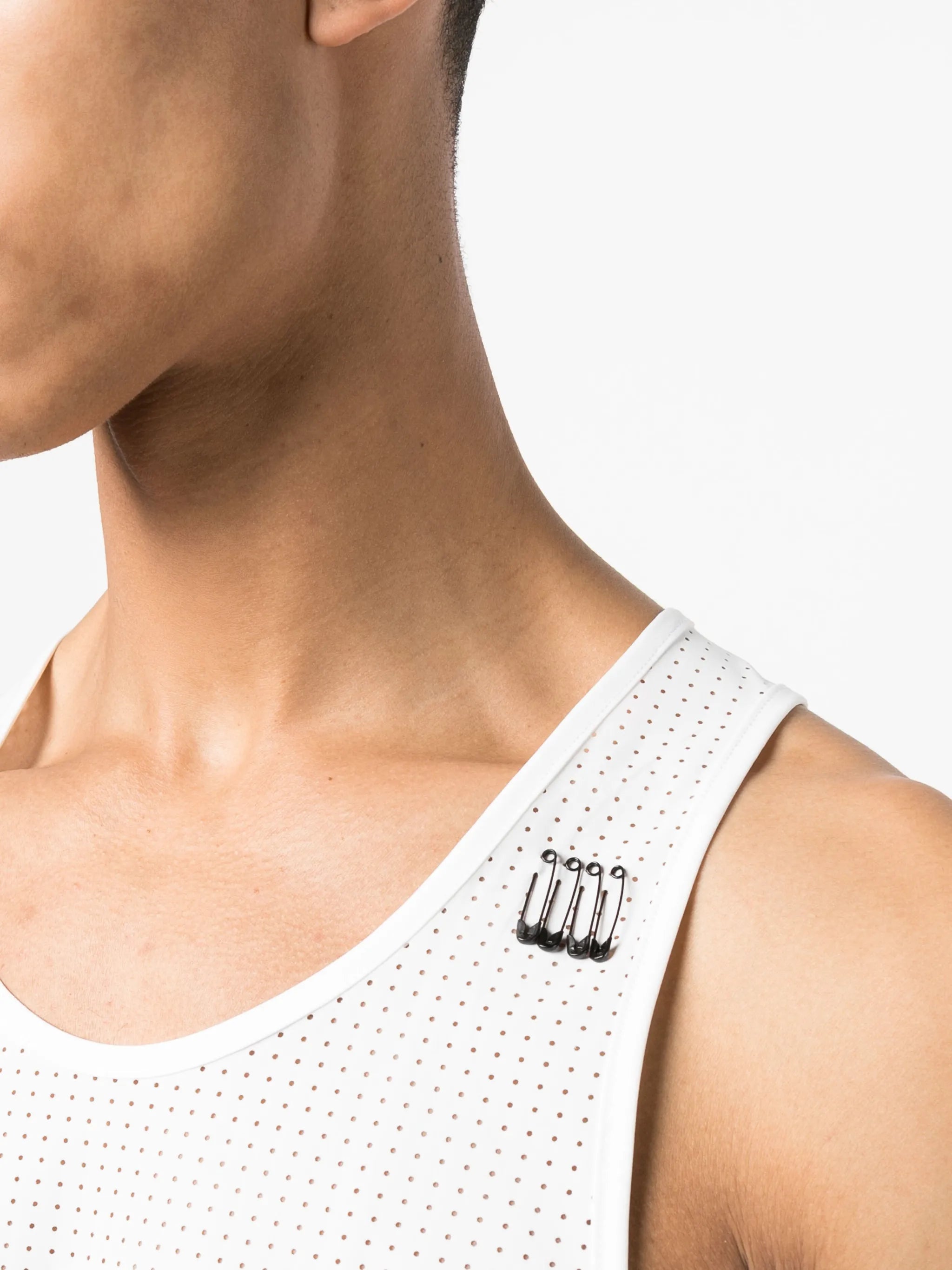 Space-O mesh tank top