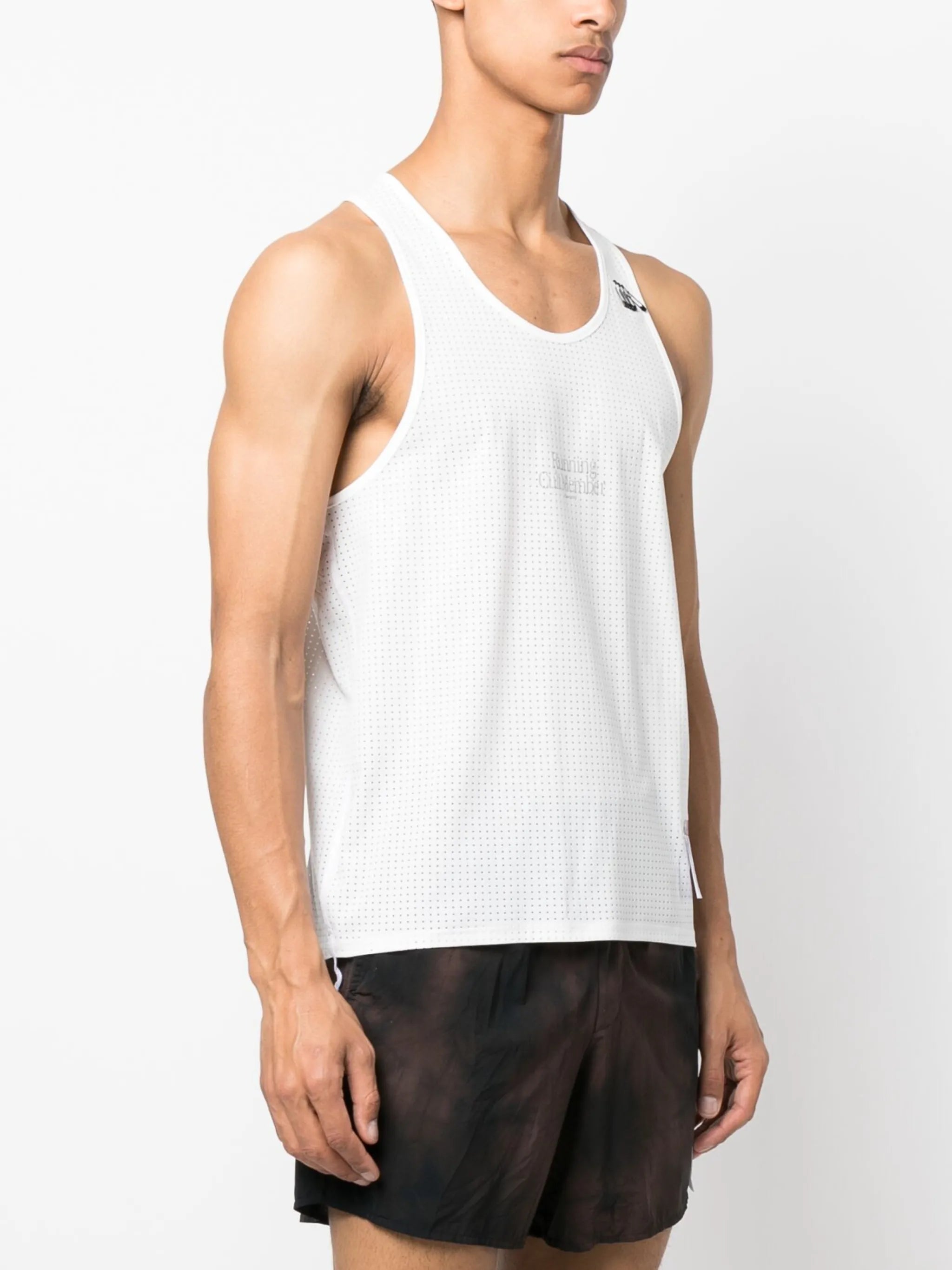 Space-O mesh tank top