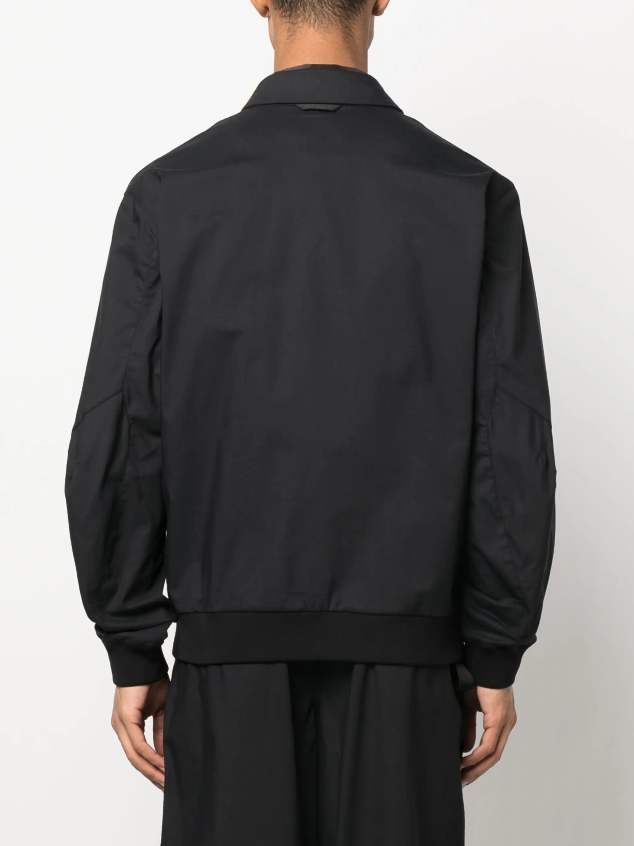 off-centre zip-up jacket