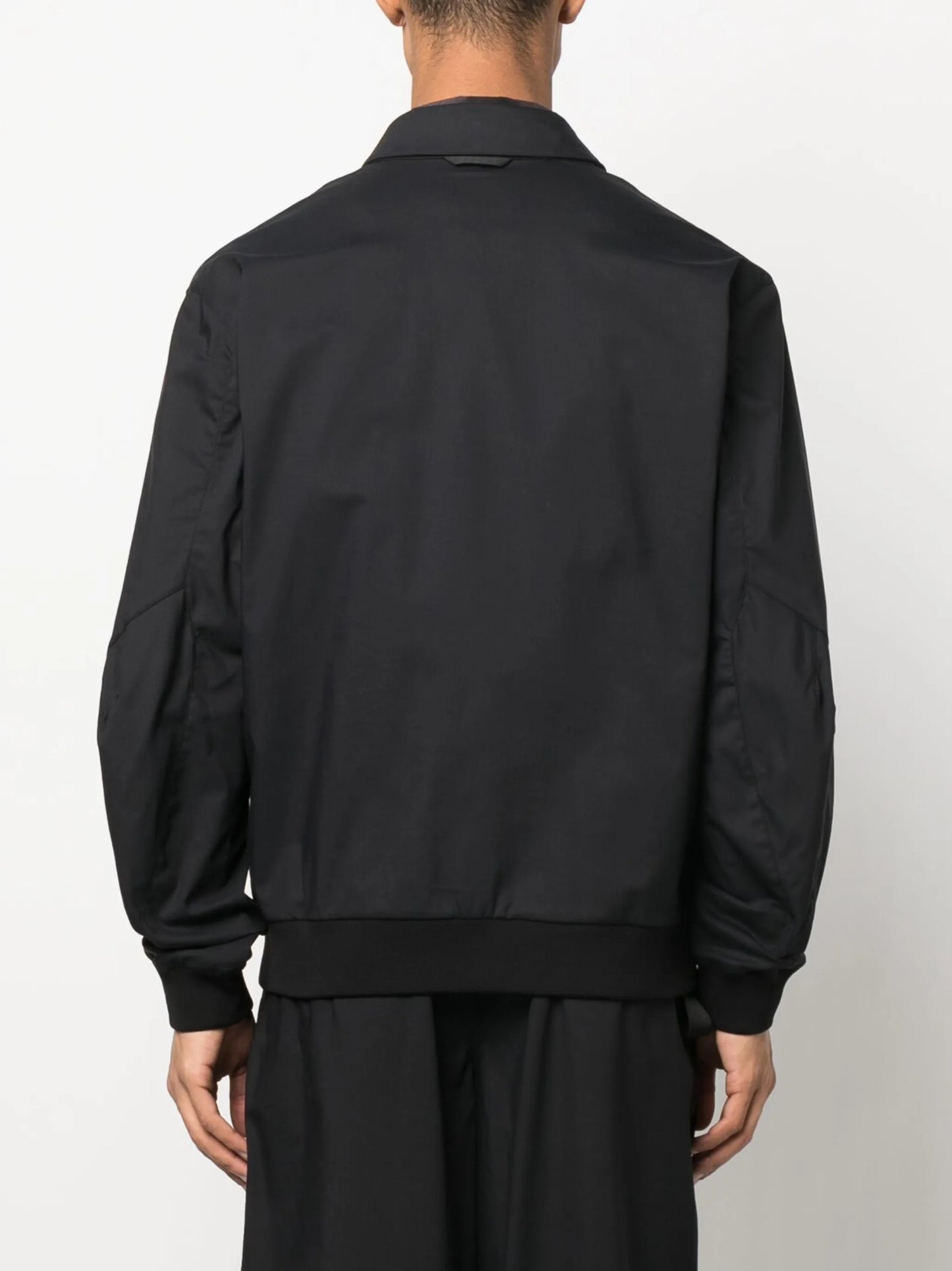 off-centre zip-up jacket