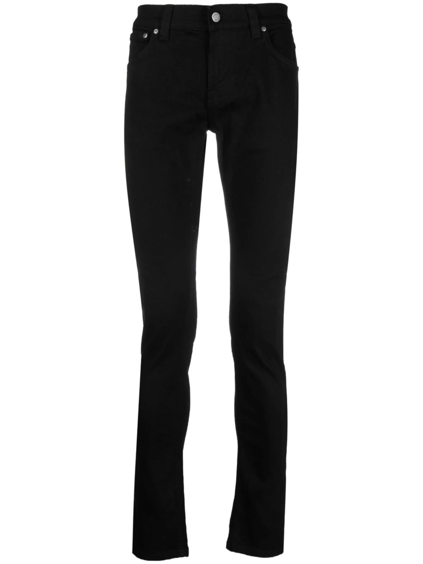 skinny-cut denim jeans