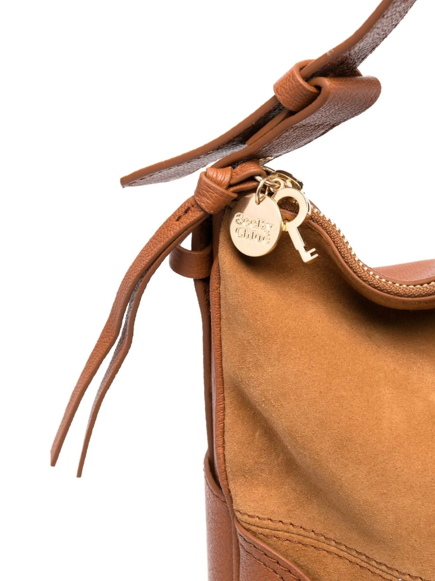 Hana panelled-leather shoulder bag