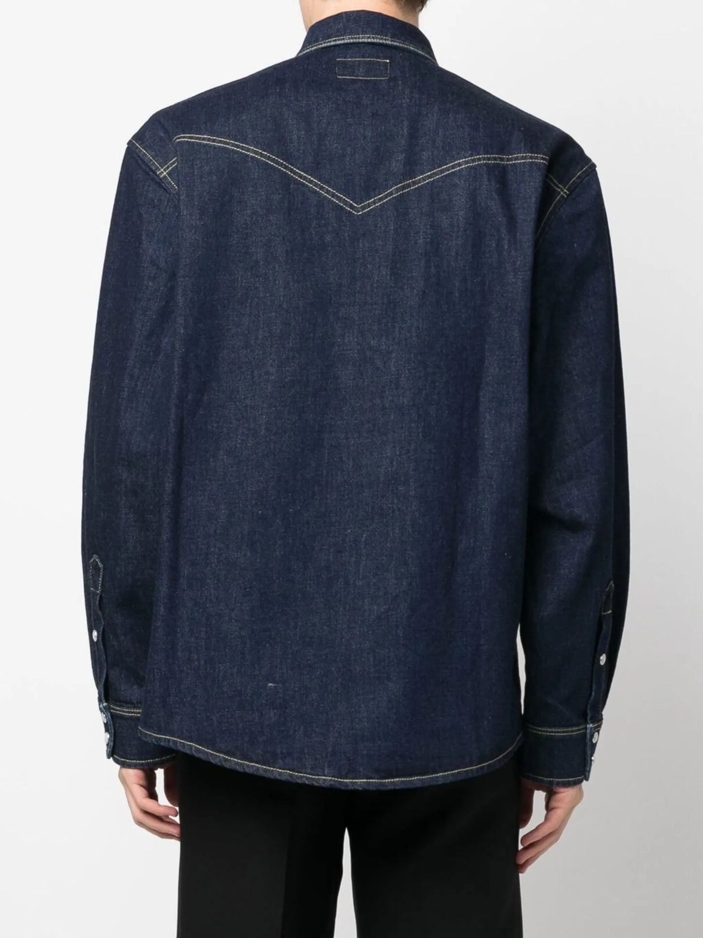 Western-style denim shirt