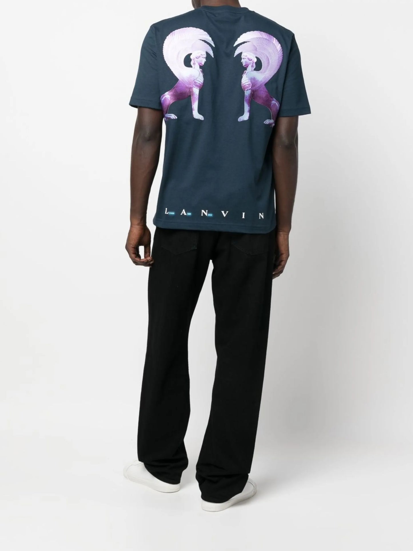 graphic print short-sleeve T-shirt