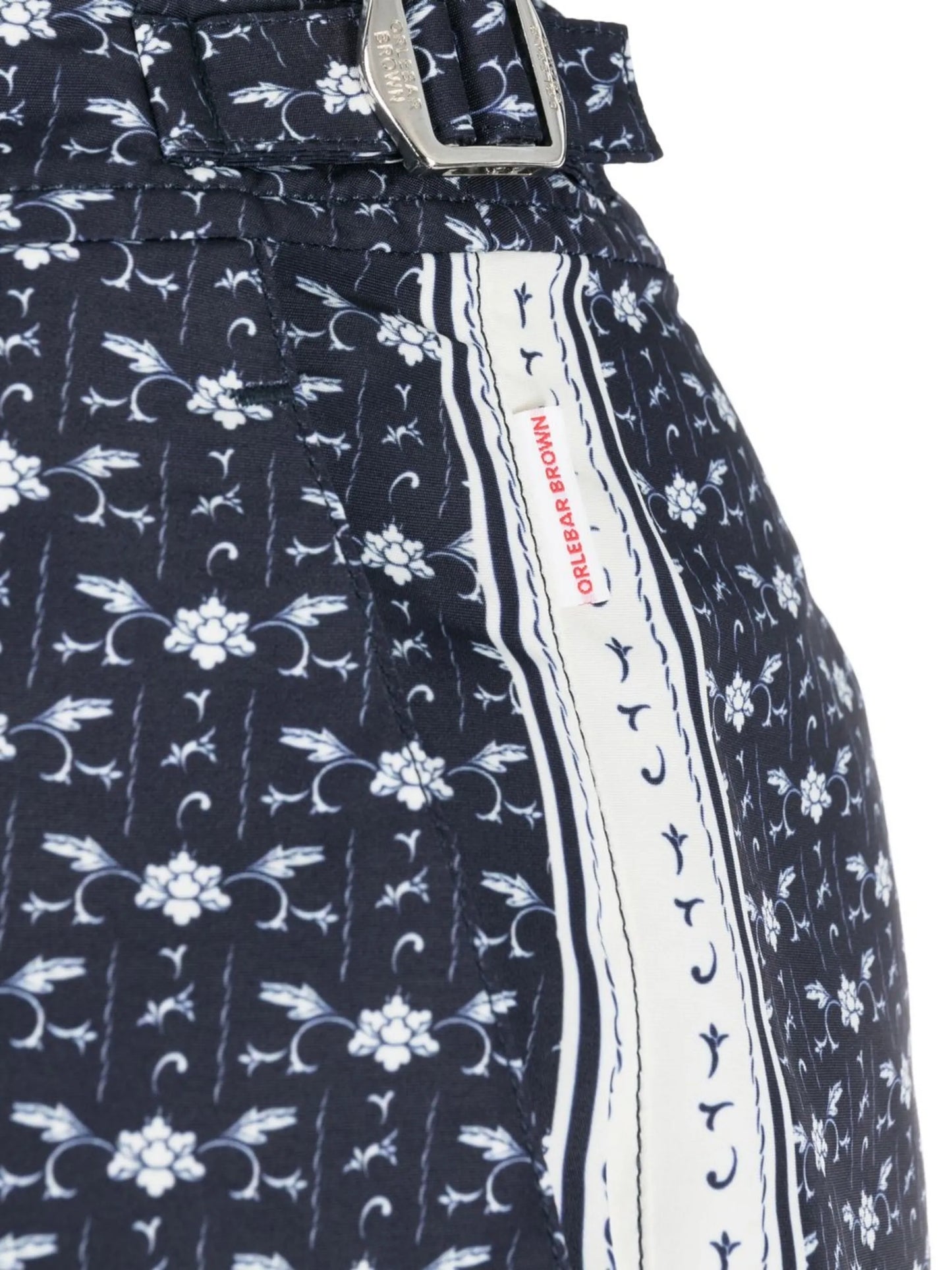 floral-print swim shorts