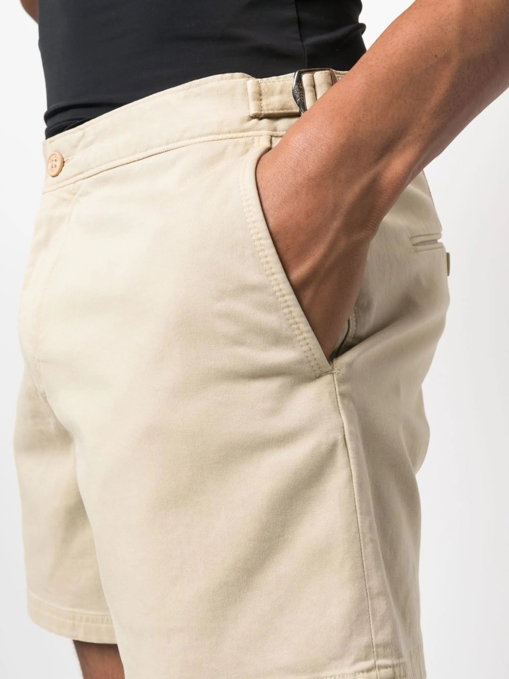 Bulldog stretch-cotton chino shorts