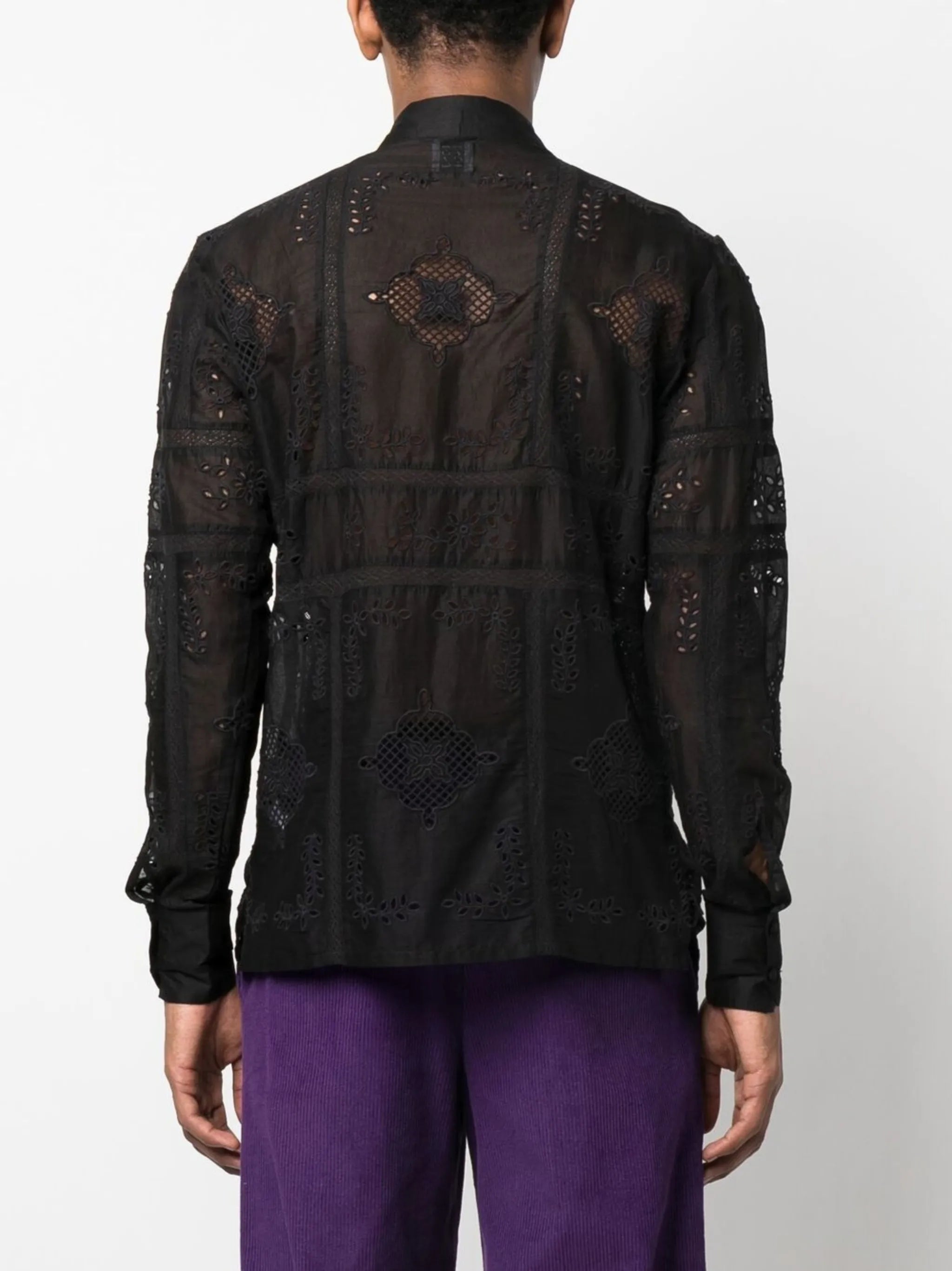 broderie-anglaise shirt
