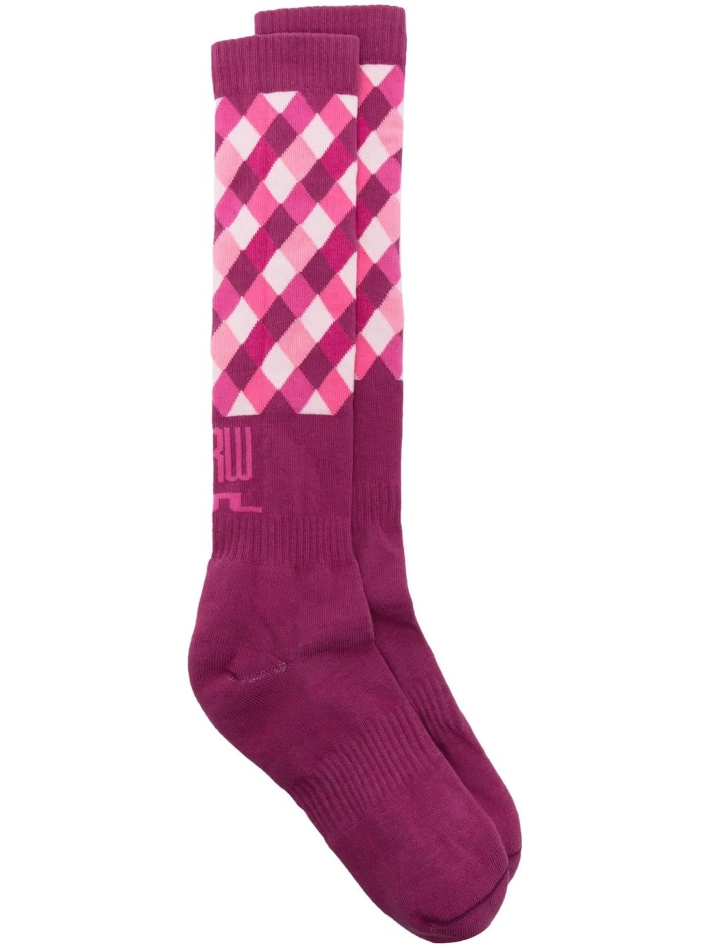 x Robbie Williams Active argyle-pattern socks